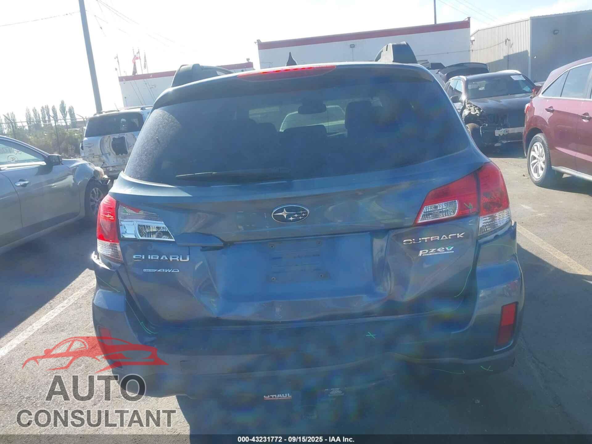 SUBARU OUTBACK 2014 - 4S4BRBLC2E3324083