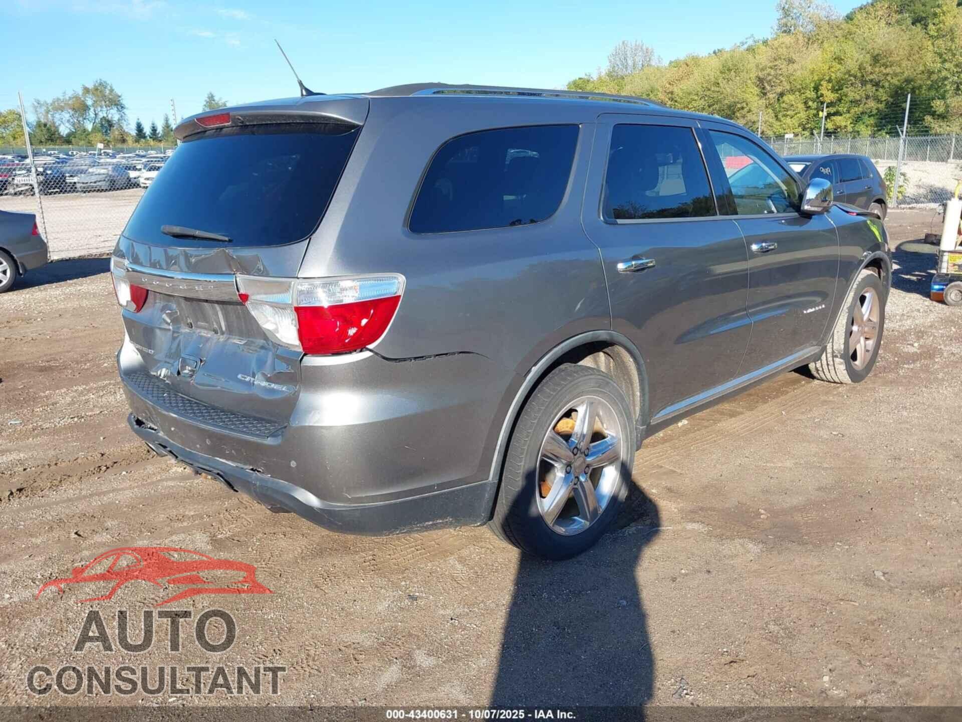 DODGE DURANGO 2011 - 1D4SE5GT4BC695157