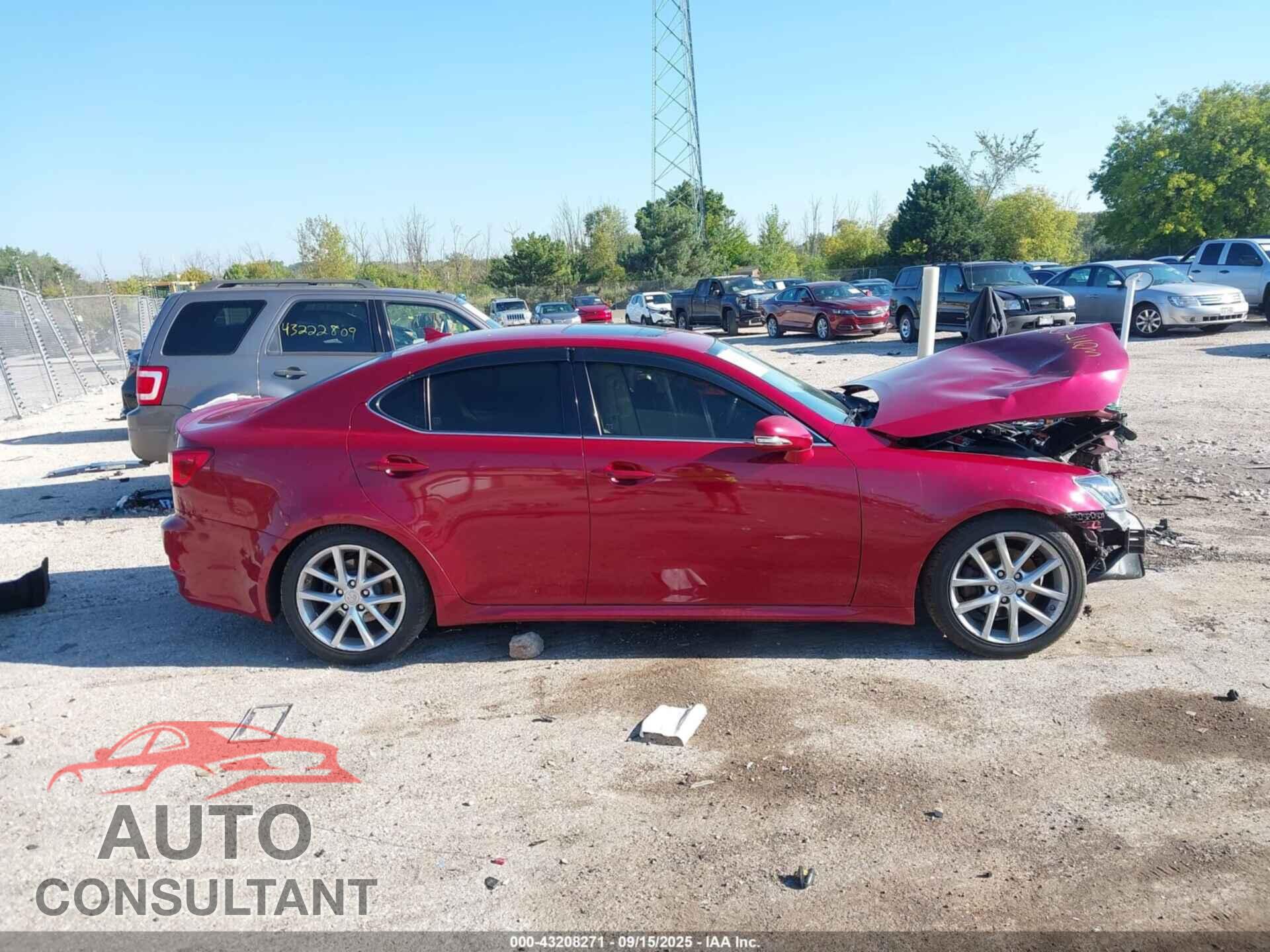 LEXUS IS 250 2011 - JTHCF5C26B5049262