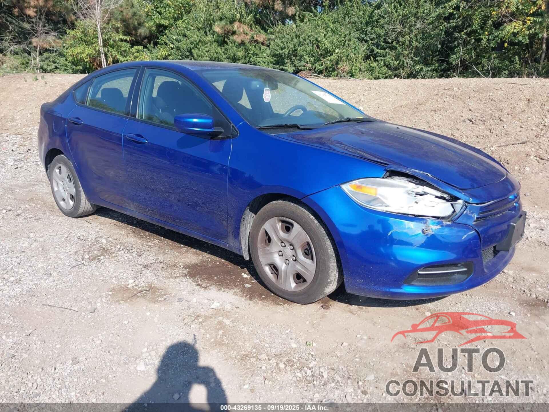 DODGE DART 2014 - 1C3CDFAA9ED718050