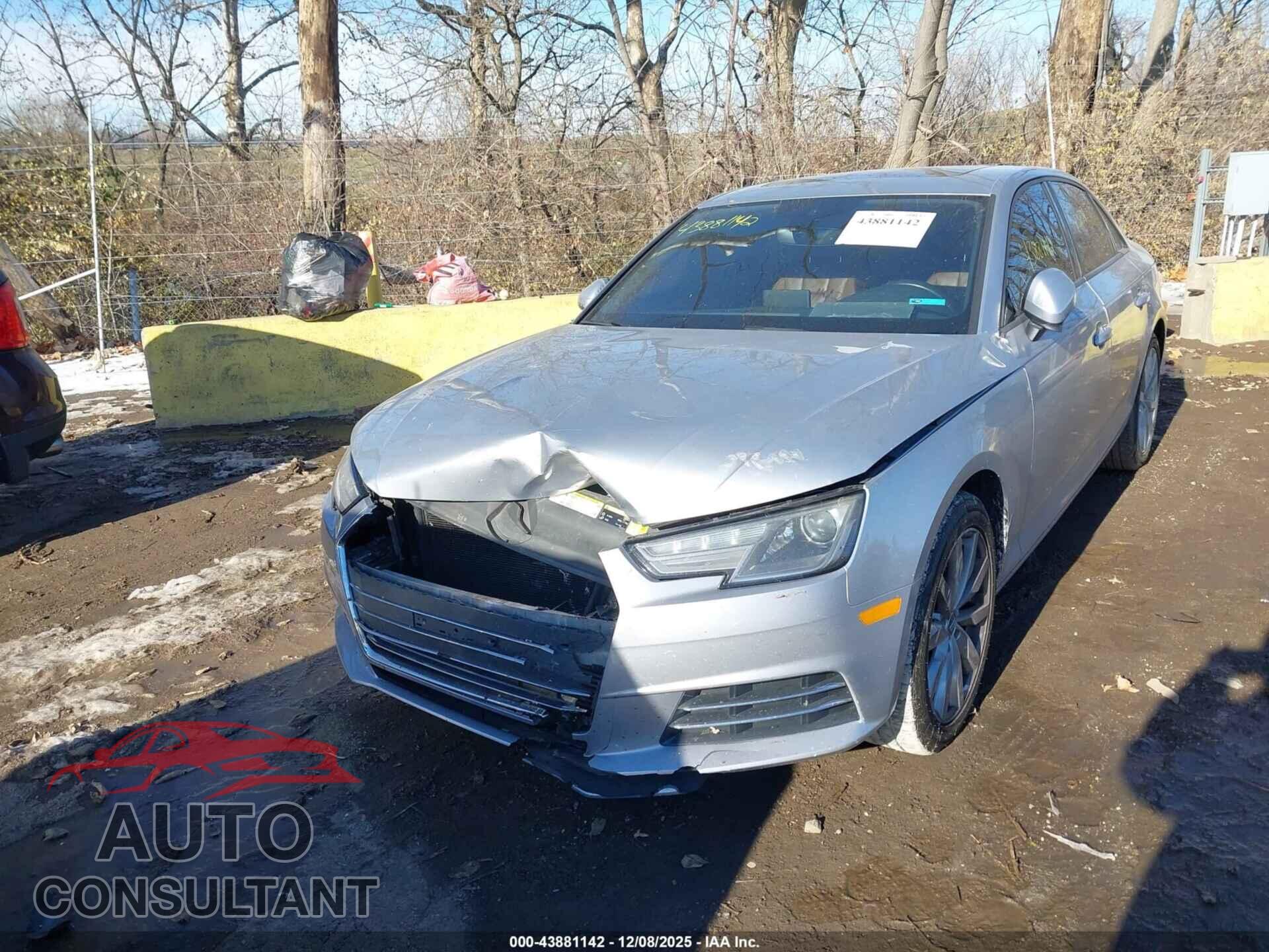 AUDI A4 2017 - WAUGMAF43HA149802
