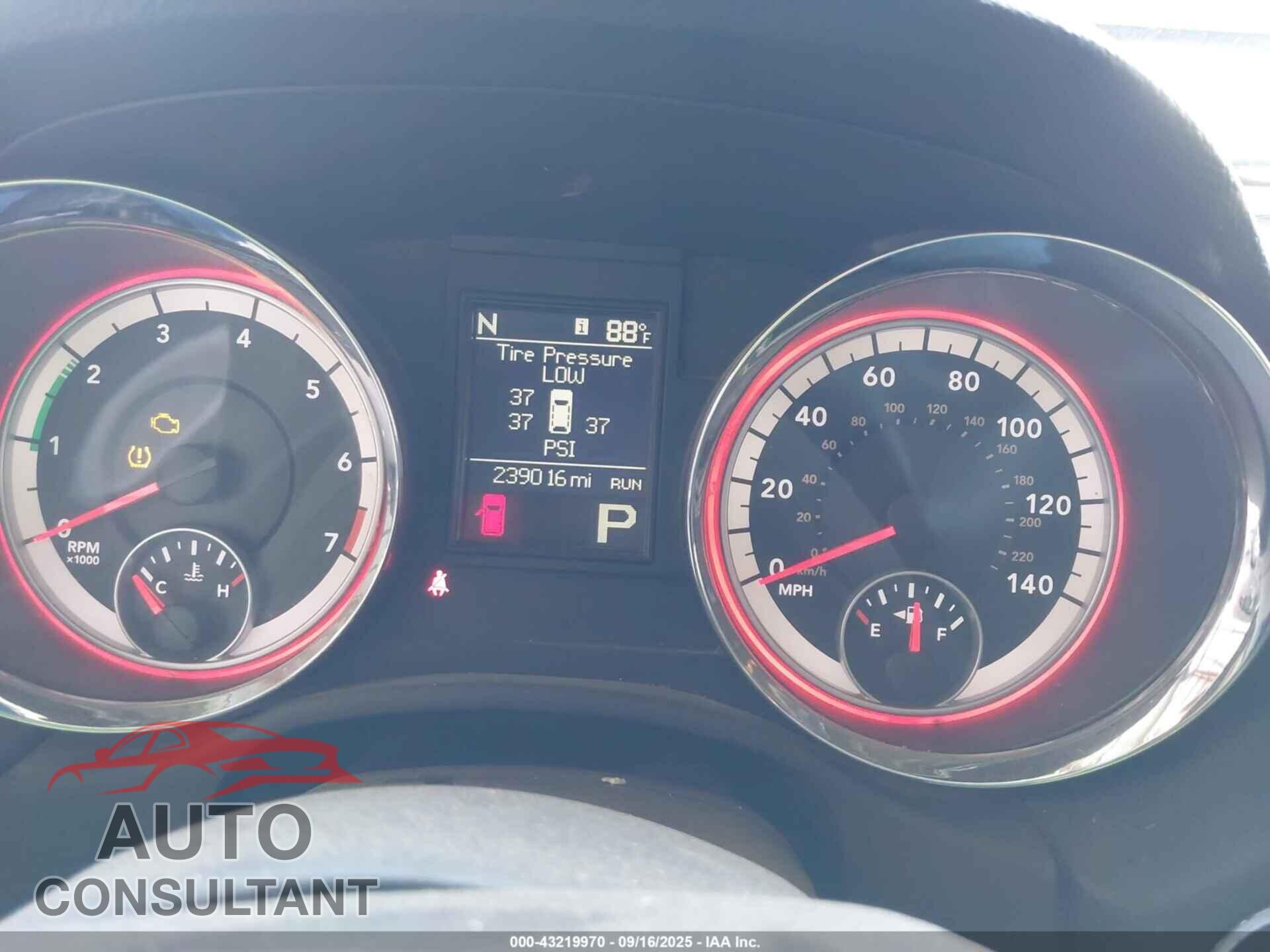 DODGE DURANGO 2012 - 1C4RDJDG0CC300973