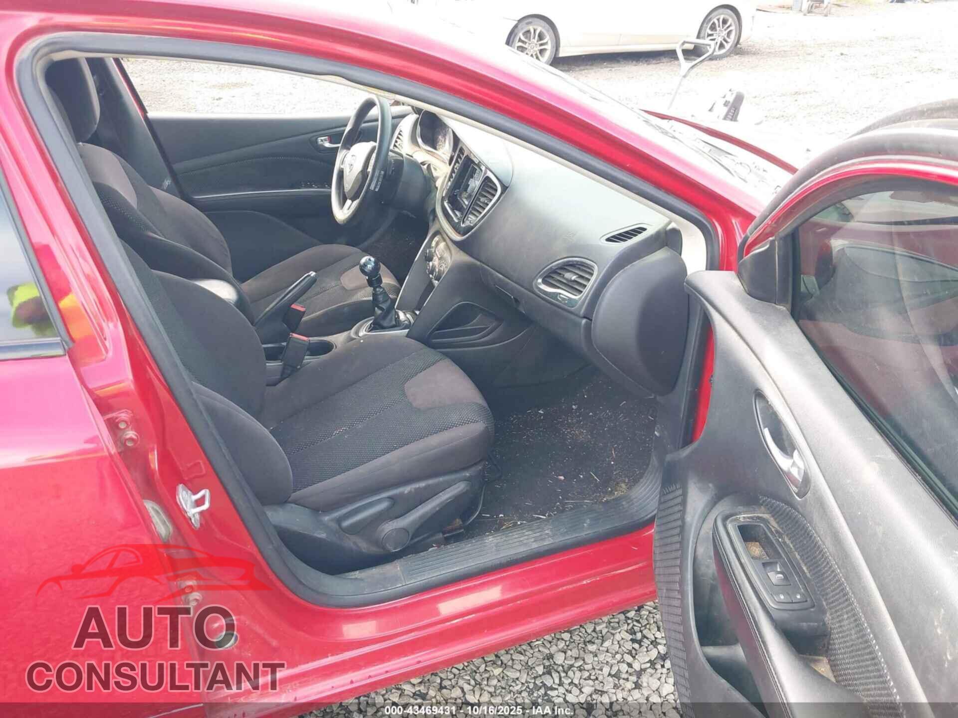 DODGE DART 2014 - 1C3CDFAA1ED791140