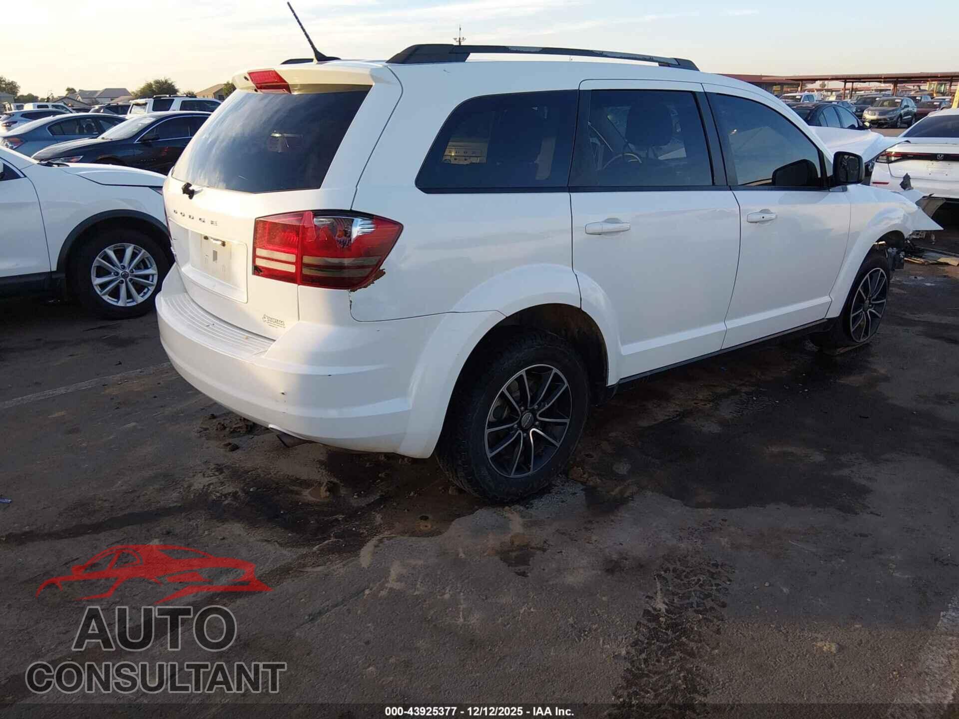 DODGE JOURNEY 2017 - 3C4PDCAB1HT626742