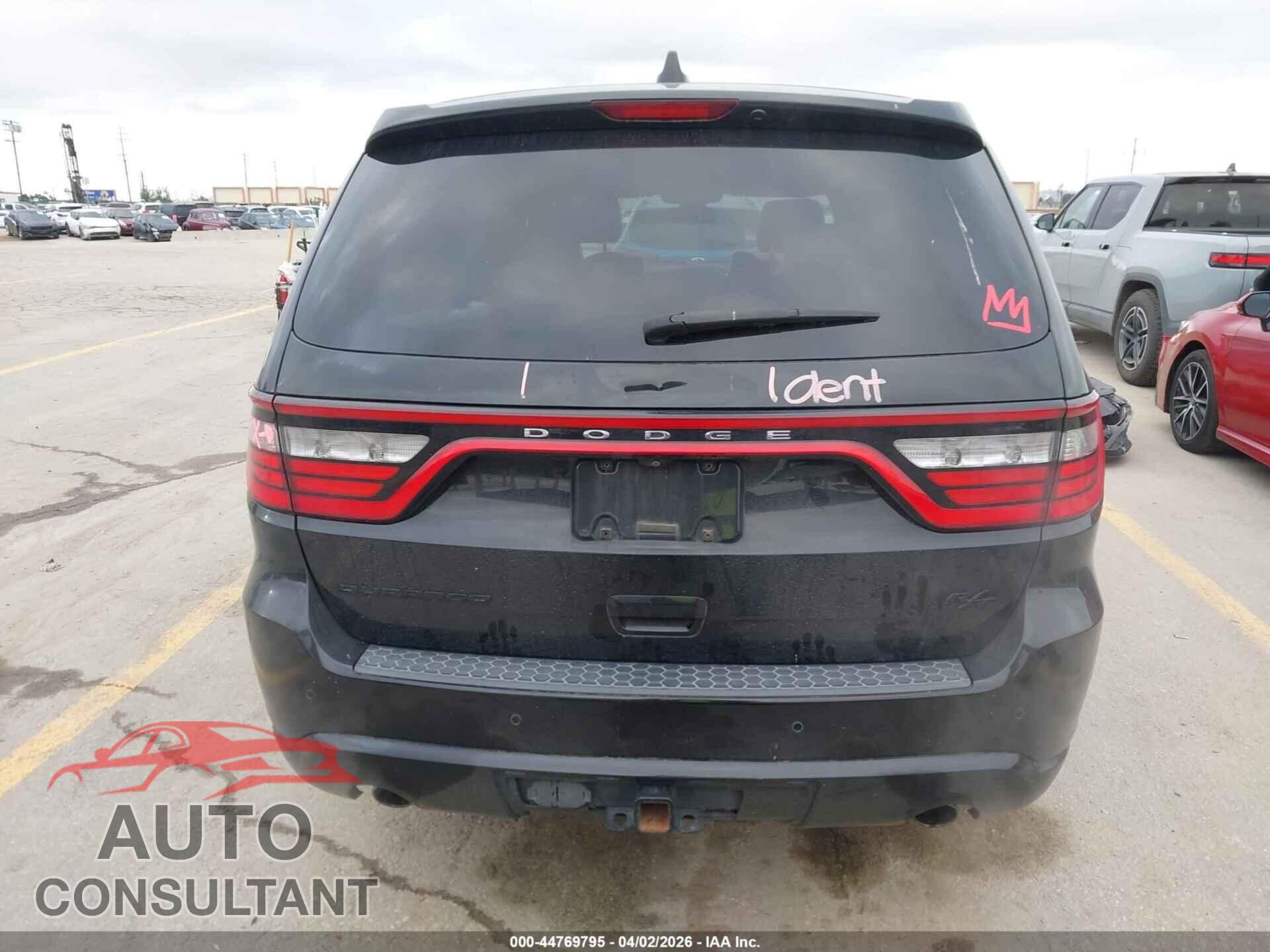 DODGE DURANGO 2017 - 1C4SDHCT4HC936618