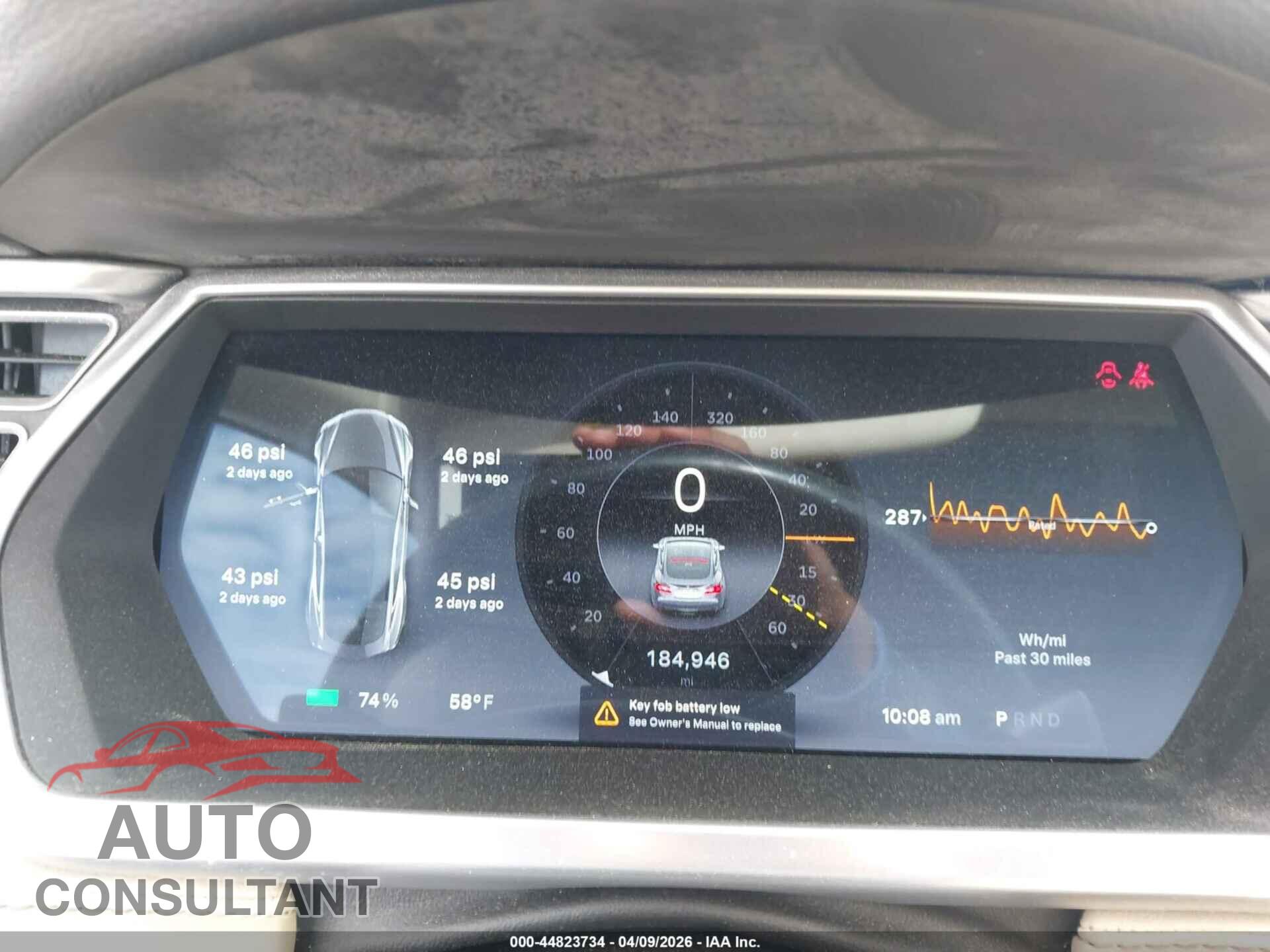 TESLA MODEL S 2013 - 5YJSA1CP3DFP23840