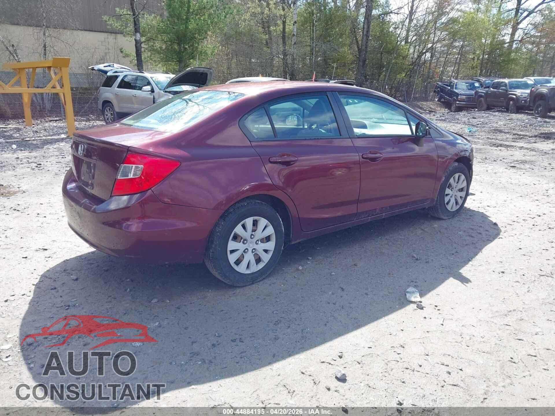 HONDA CIVIC 2012 - JHMFB2F5XCS001053
