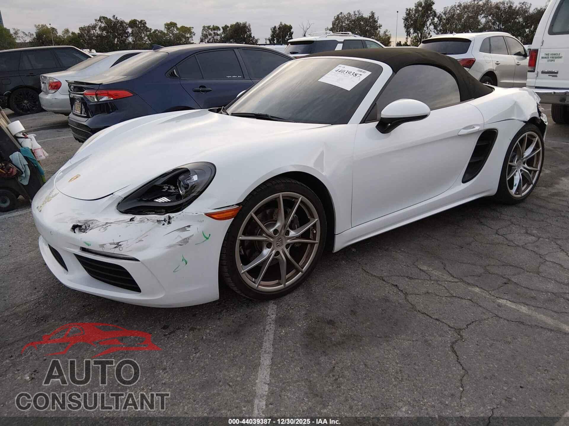 PORSCHE 718 BOXSTER 2019 - WP0CA2A80KS210969