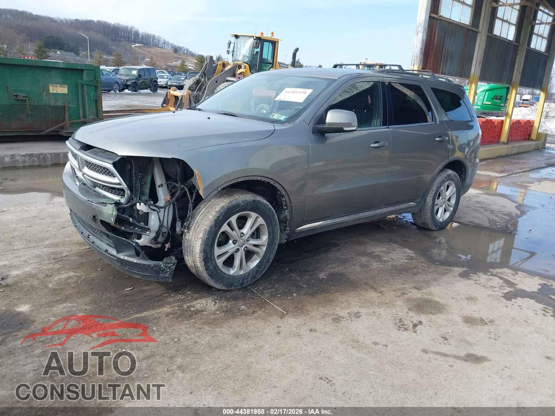 DODGE DURANGO 2012 - 1C4RDJDGXCC110789