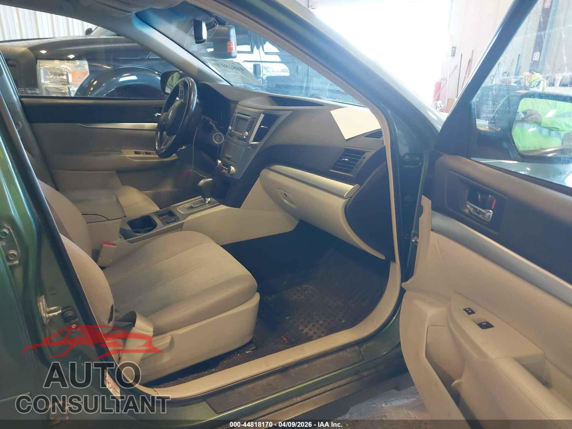 SUBARU OUTBACK 2014 - 4S4BRBCC4E3309407