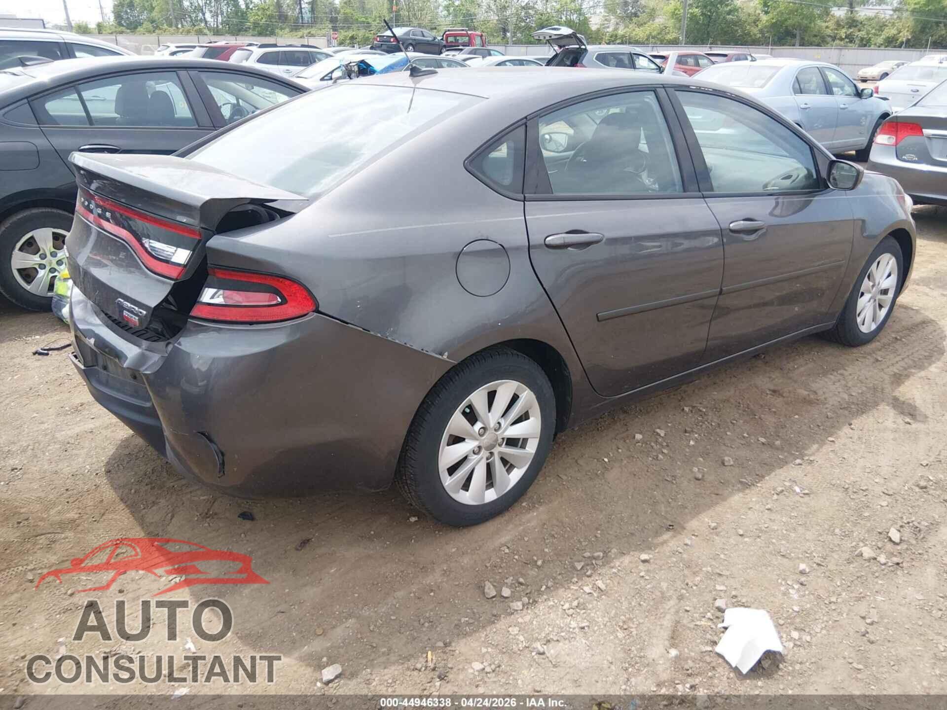 DODGE DART 2015 - 1C3CDFDH0FD307582