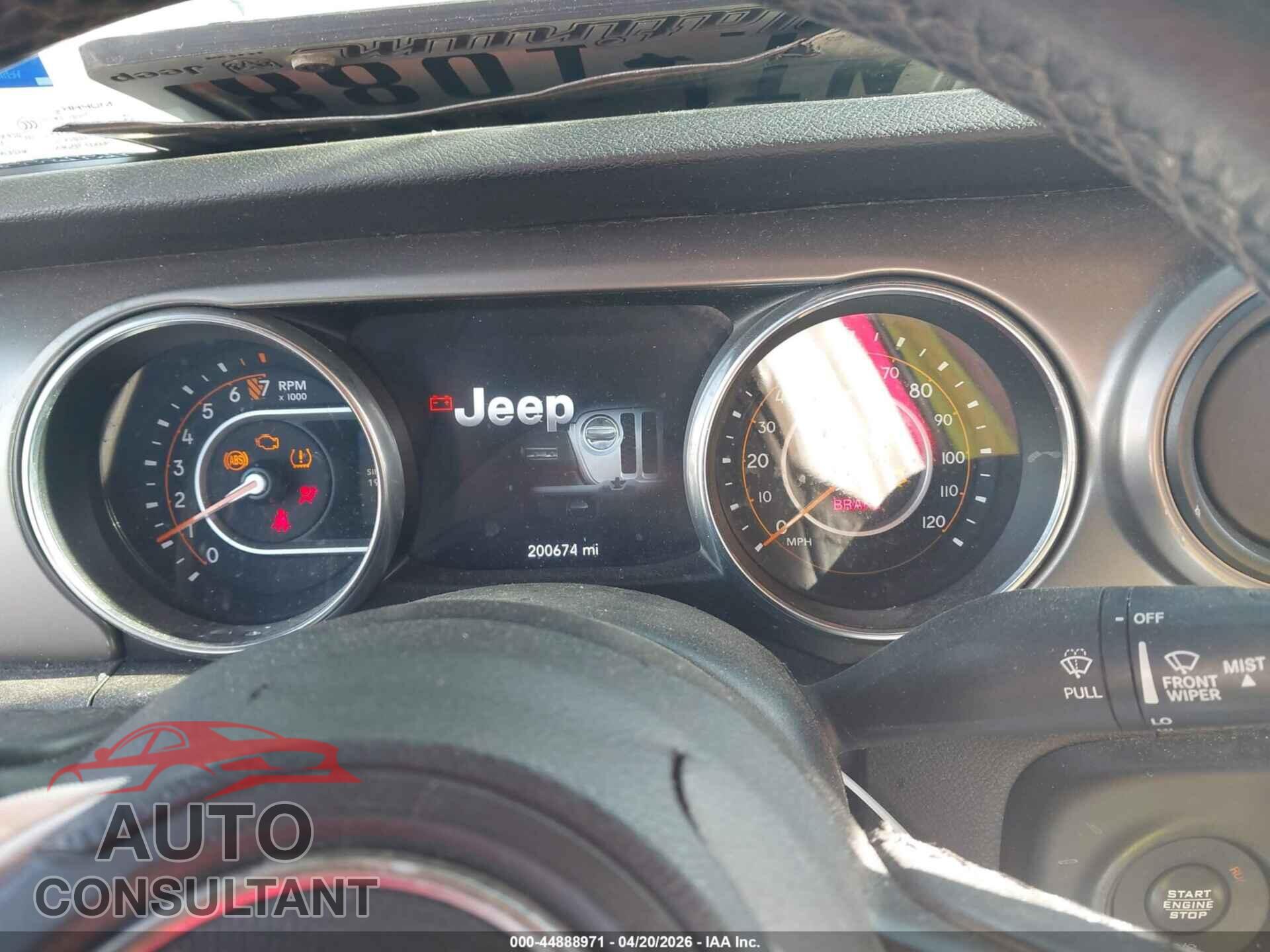 JEEP GLADIATOR 2020 - 1C6JJTAG8LL181177