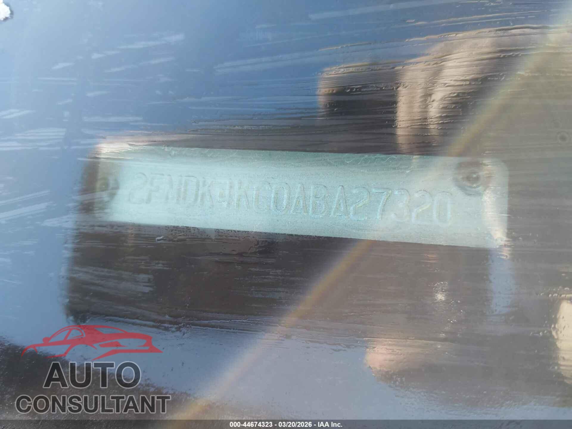 FORD EDGE 2010 - 2FMDK4KC0ABA27320