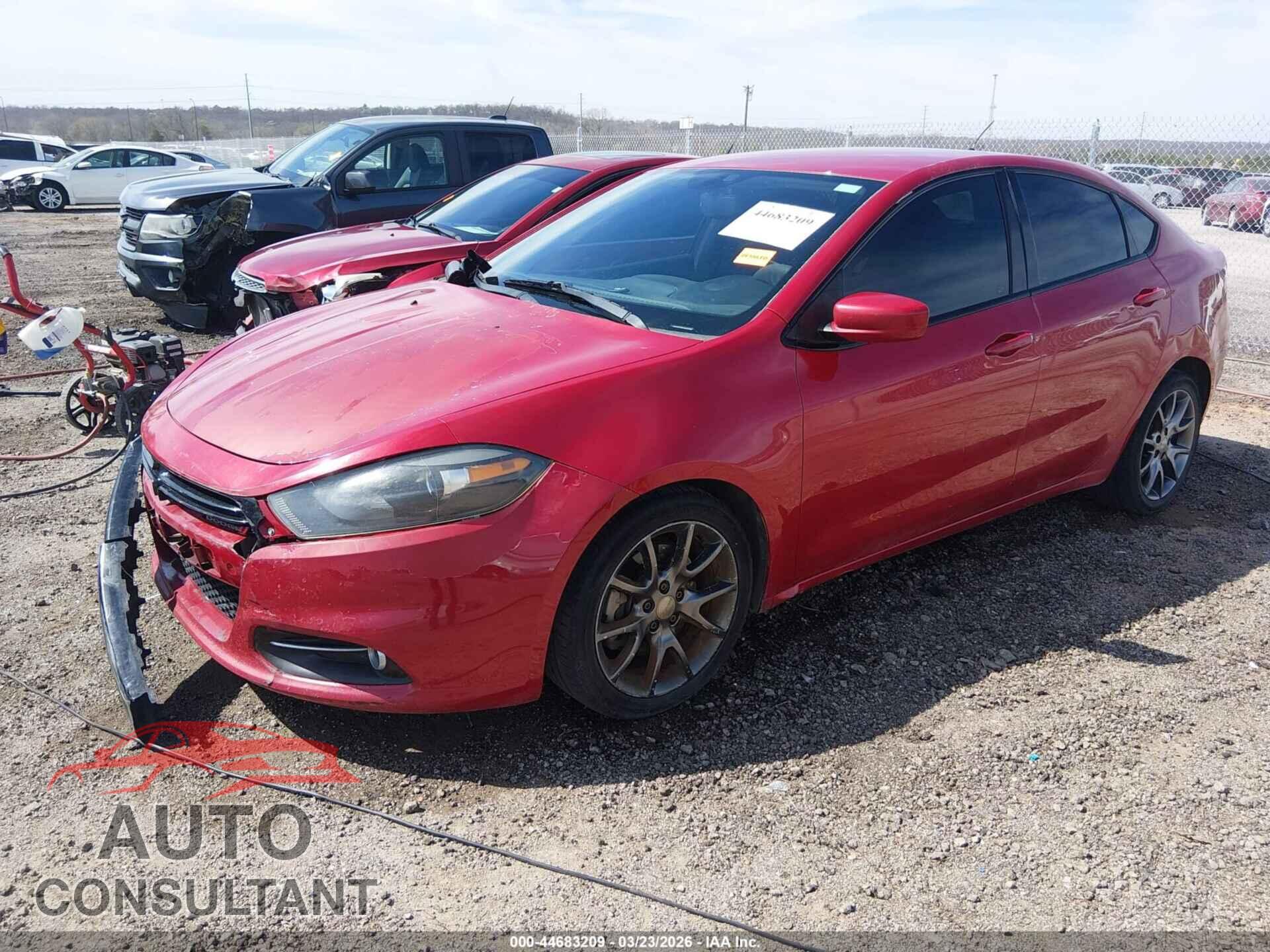 DODGE DART 2013 - 1C3CDFBA2DD326248