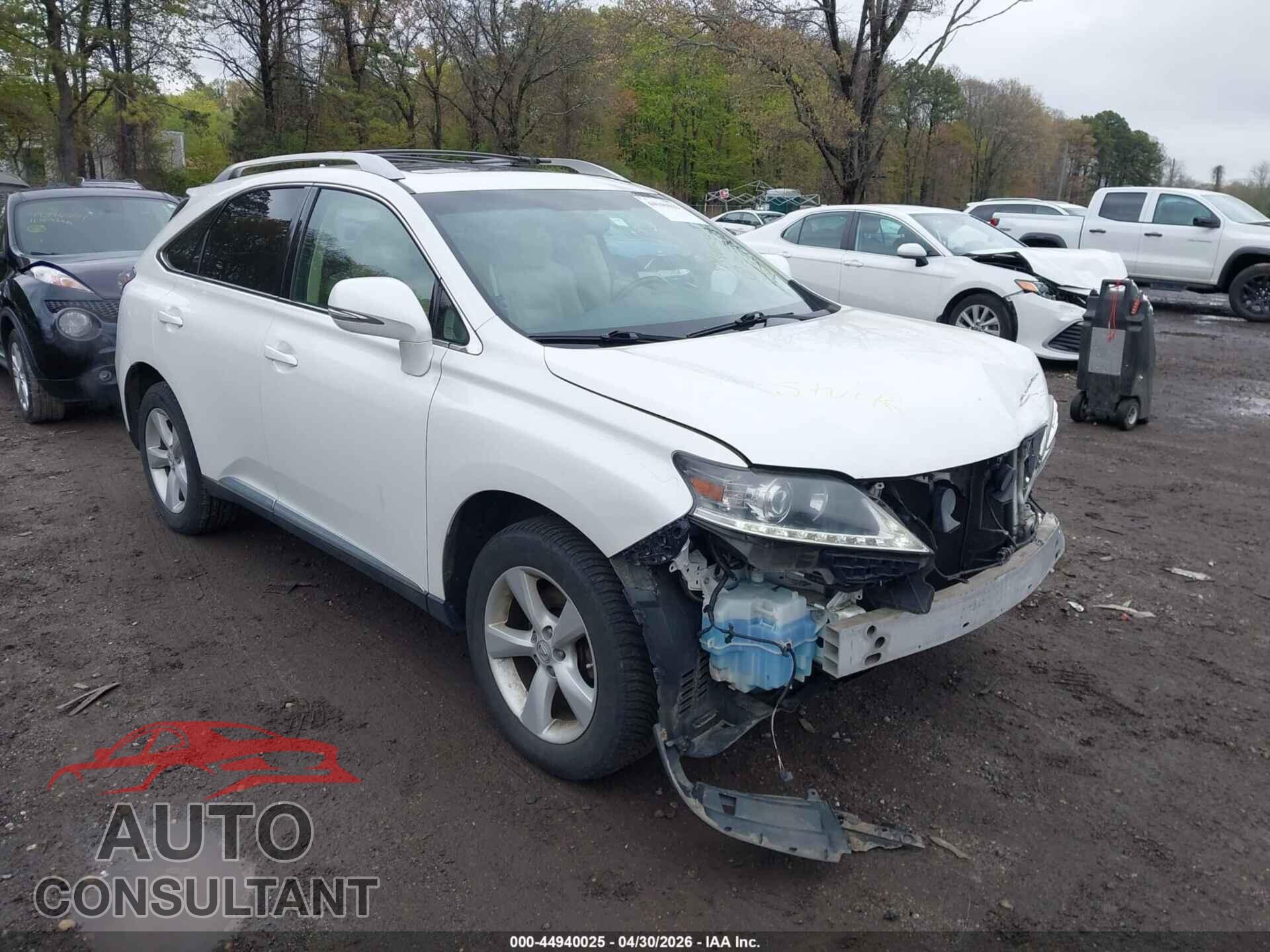 LEXUS RX 350 2013 - 2T2BK1BA0DC224827
