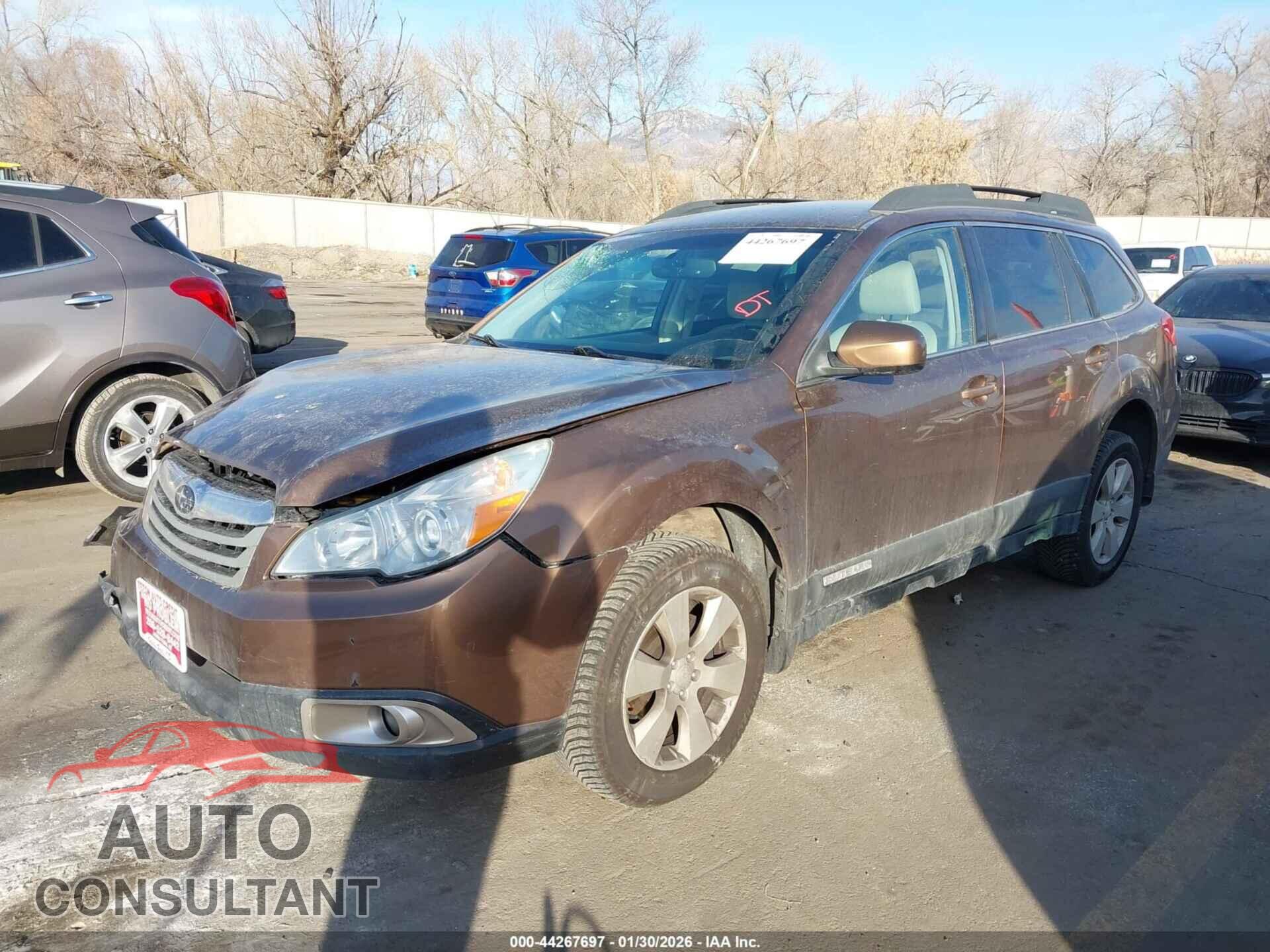 SUBARU OUTBACK 2012 - 4S4BRBCC4C1224575