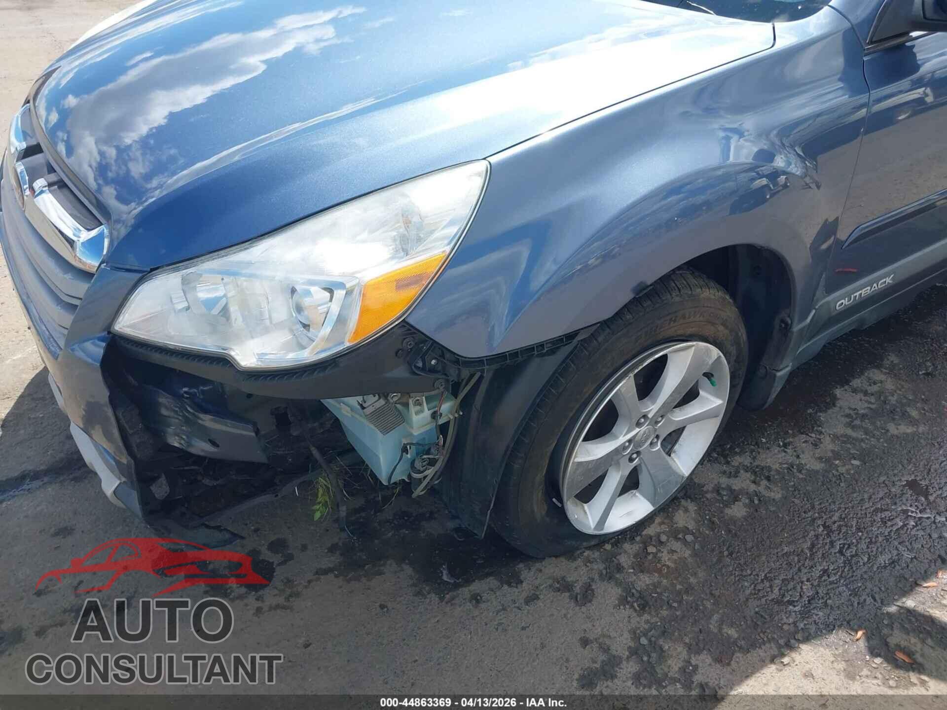SUBARU OUTBACK 2014 - 4S4BRBLC5E3229727
