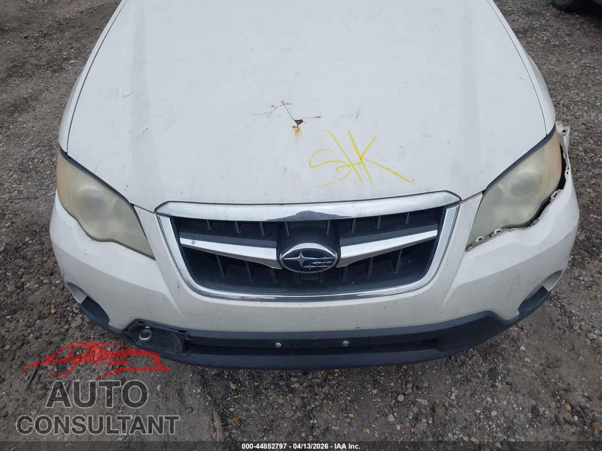 SUBARU OUTBACK 2009 - 4S4BP61C897347320