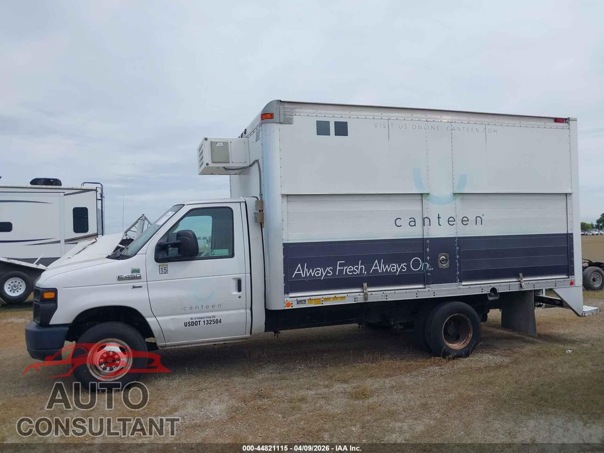 FORD E-450 CUTAWAY 2012 - 1FDXE4FL8CDB31470