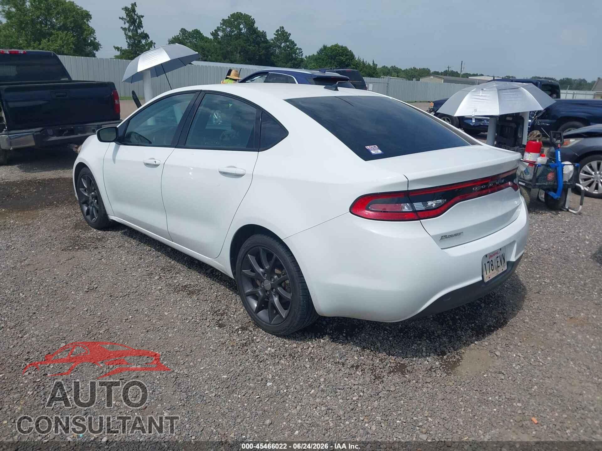 DODGE DART 2015 - 1C3CDFAA5FD375366
