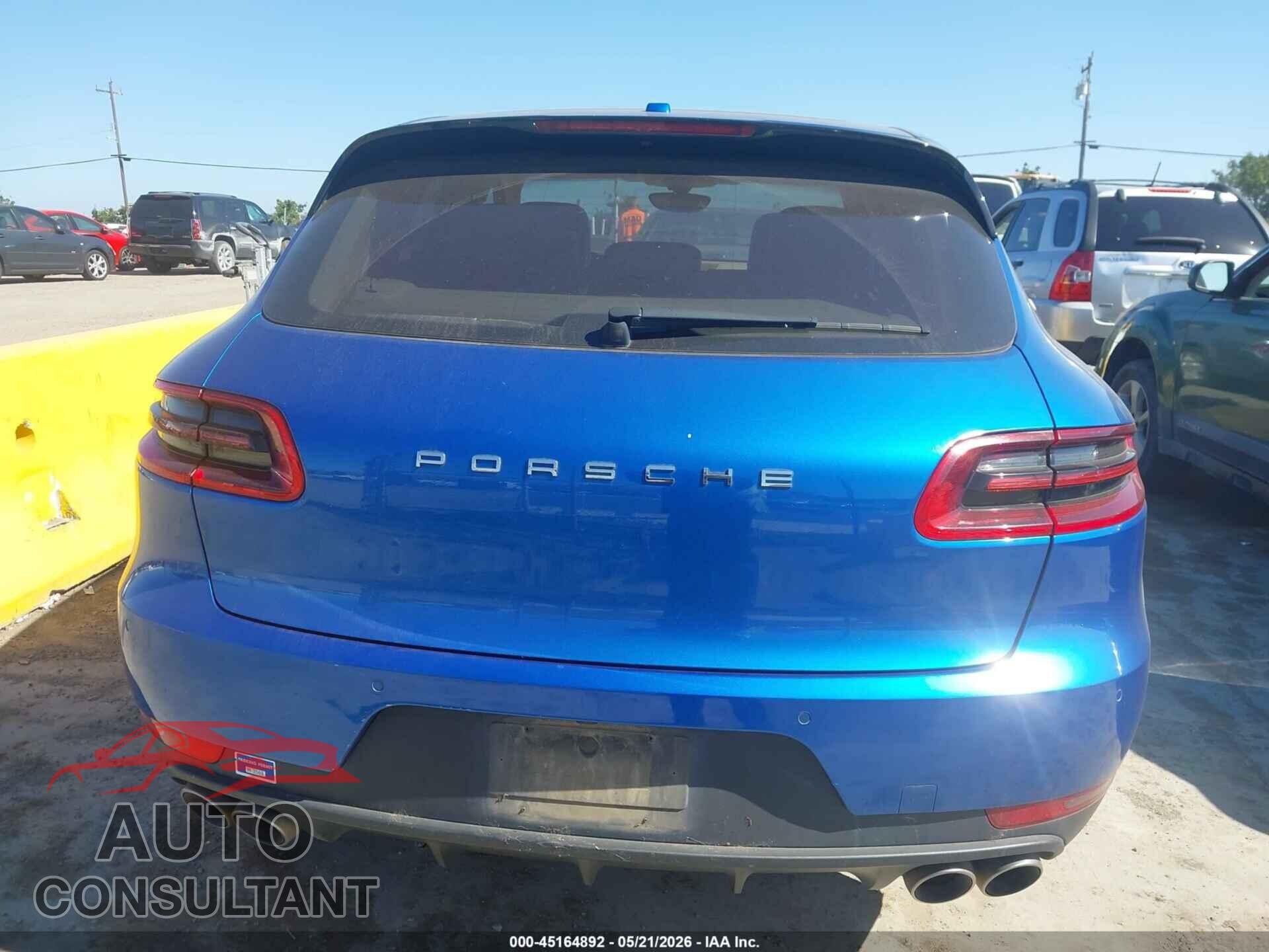 PORSCHE MACAN 2016 - WP1AB2A55GLB53775