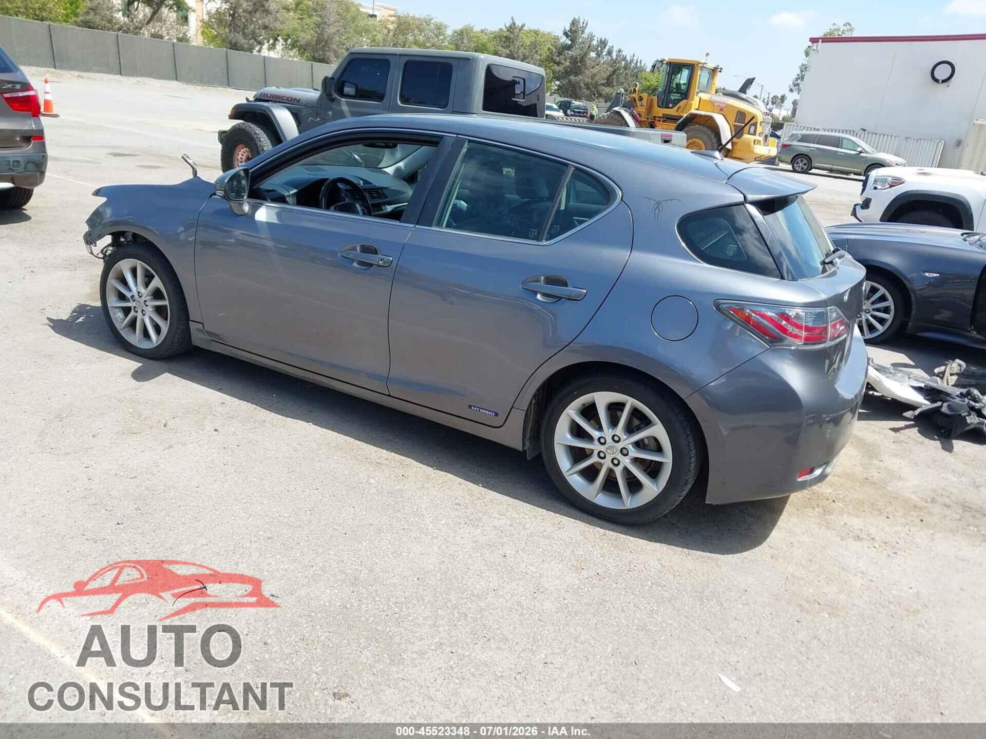 LEXUS CT 200H 2013 - JTHKD5BH2D2126334