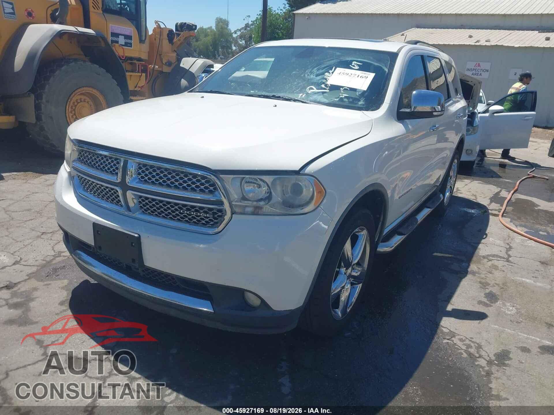 DODGE DURANGO 2011 - 1D4SD5GT4BC708511
