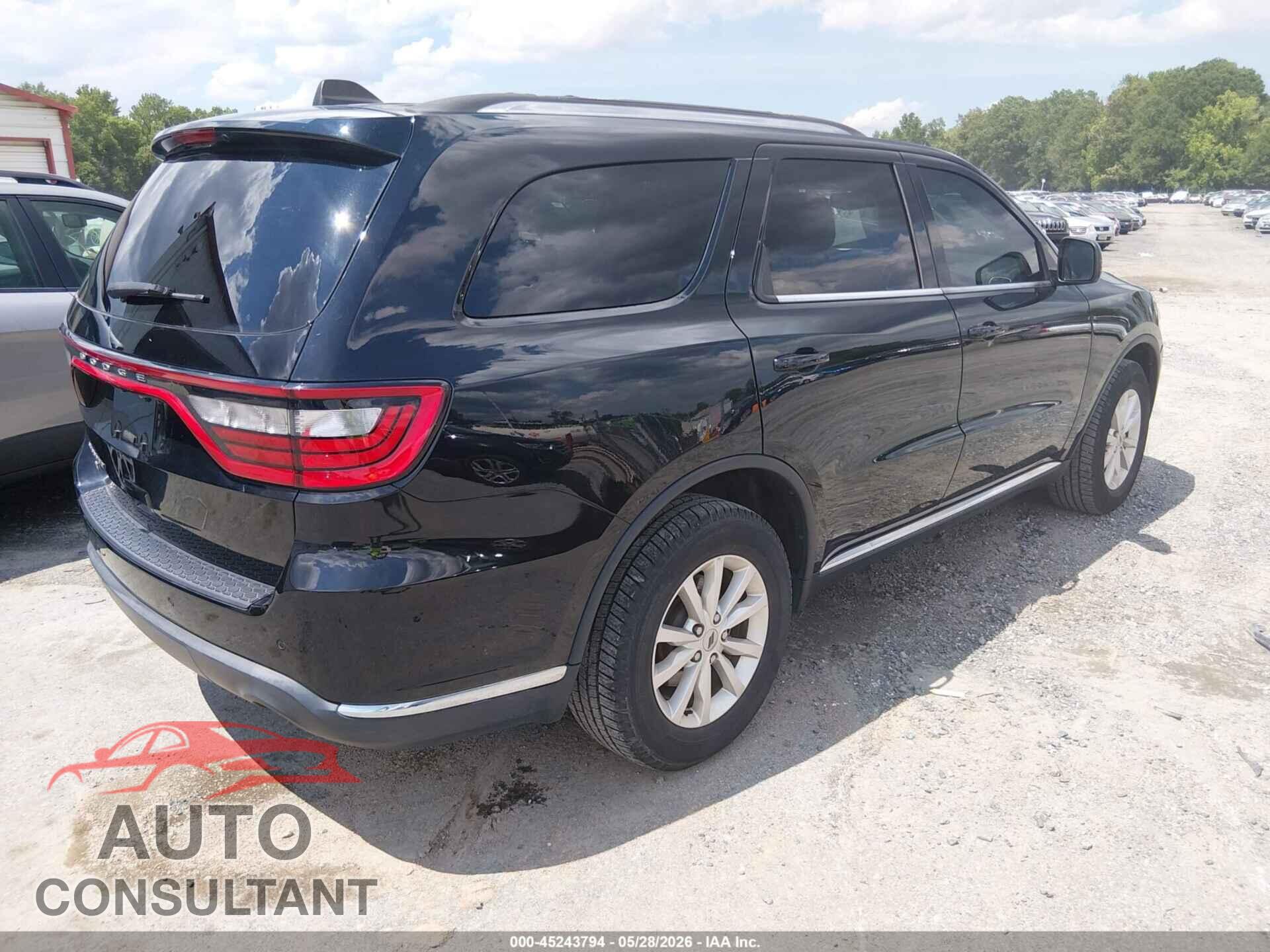 DODGE DURANGO 2019 - 1C4RDJAG0KC839841