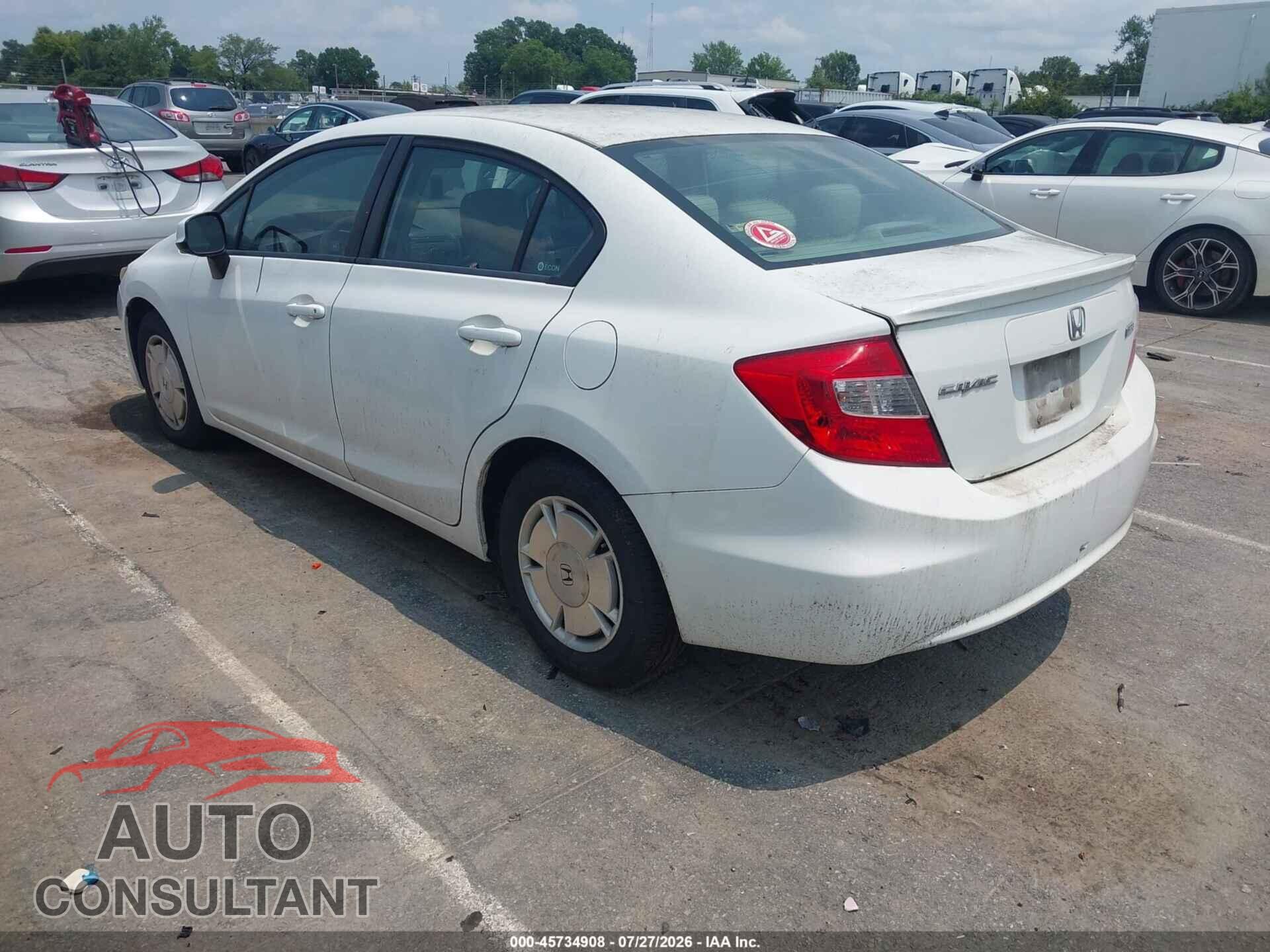 HONDA CIVIC 2012 - 2HGFB2F64CH550301