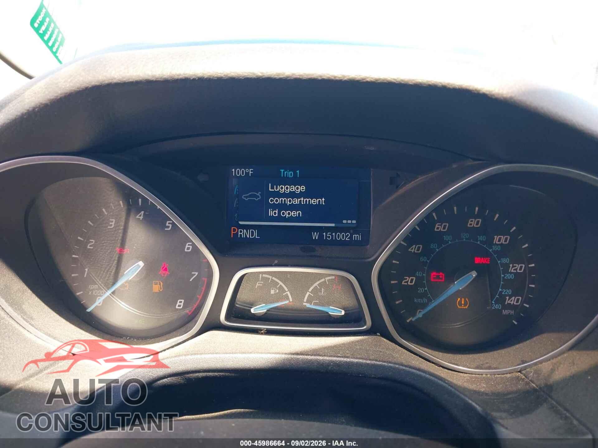 FORD FOCUS 2014 - 1FADP3F22EL224566