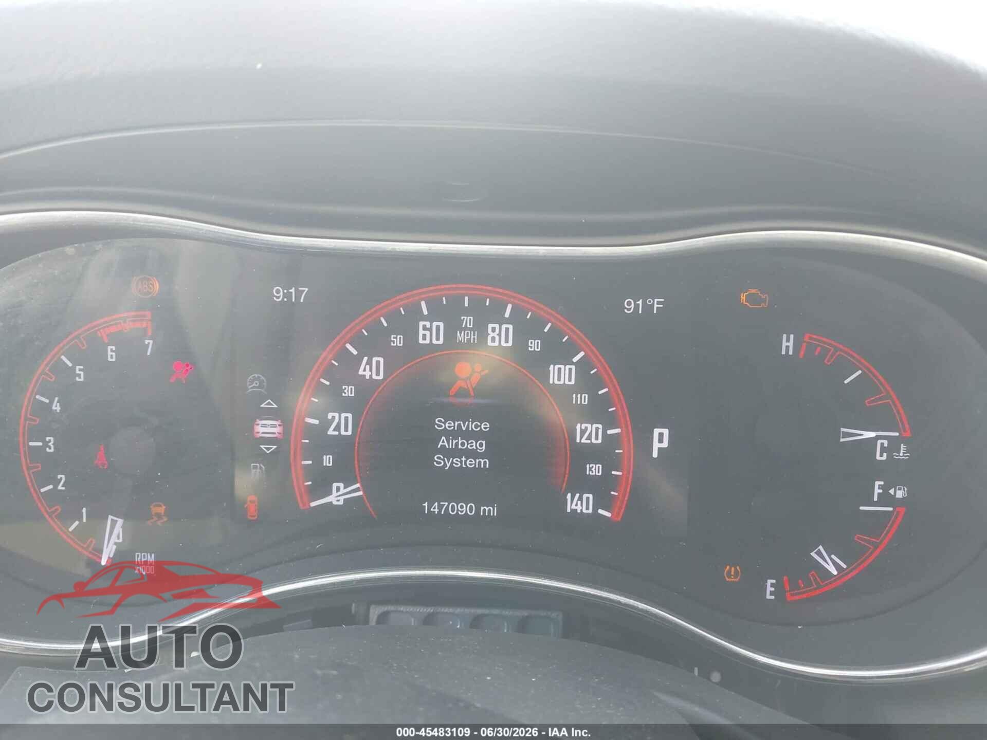 DODGE DURANGO 2017 - 1C4SDJCT5HC783173
