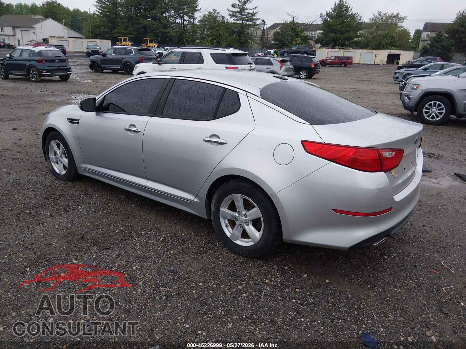 KIA OPTIMA 2014 - KNAGM4A78E5490698