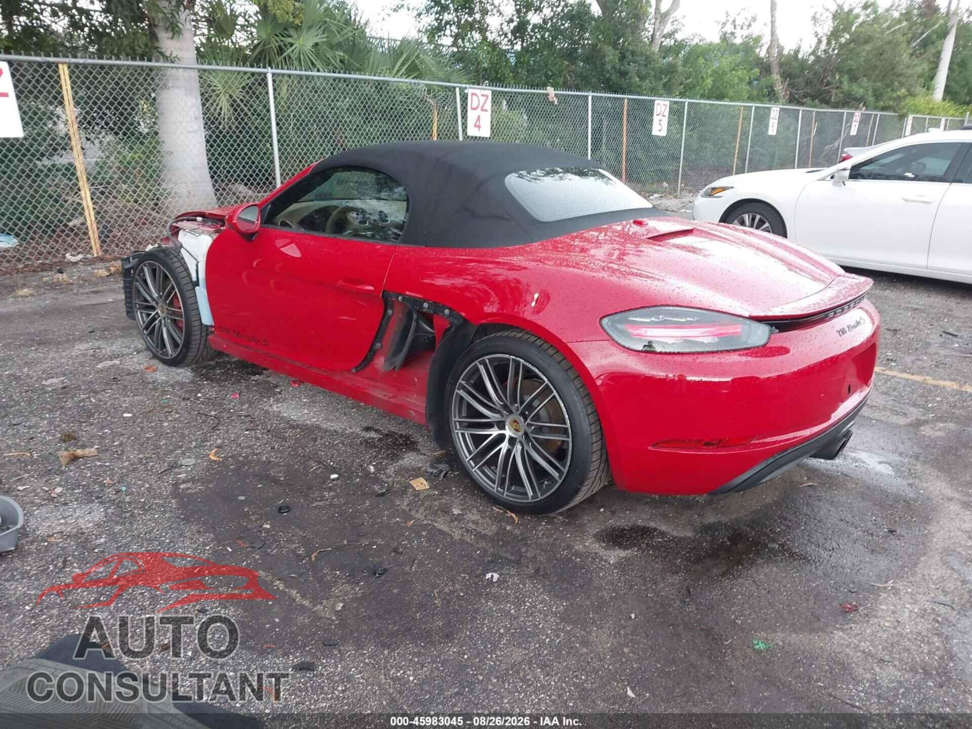 PORSCHE 718 BOXSTER 2017 - WP0CB2A81HS241282