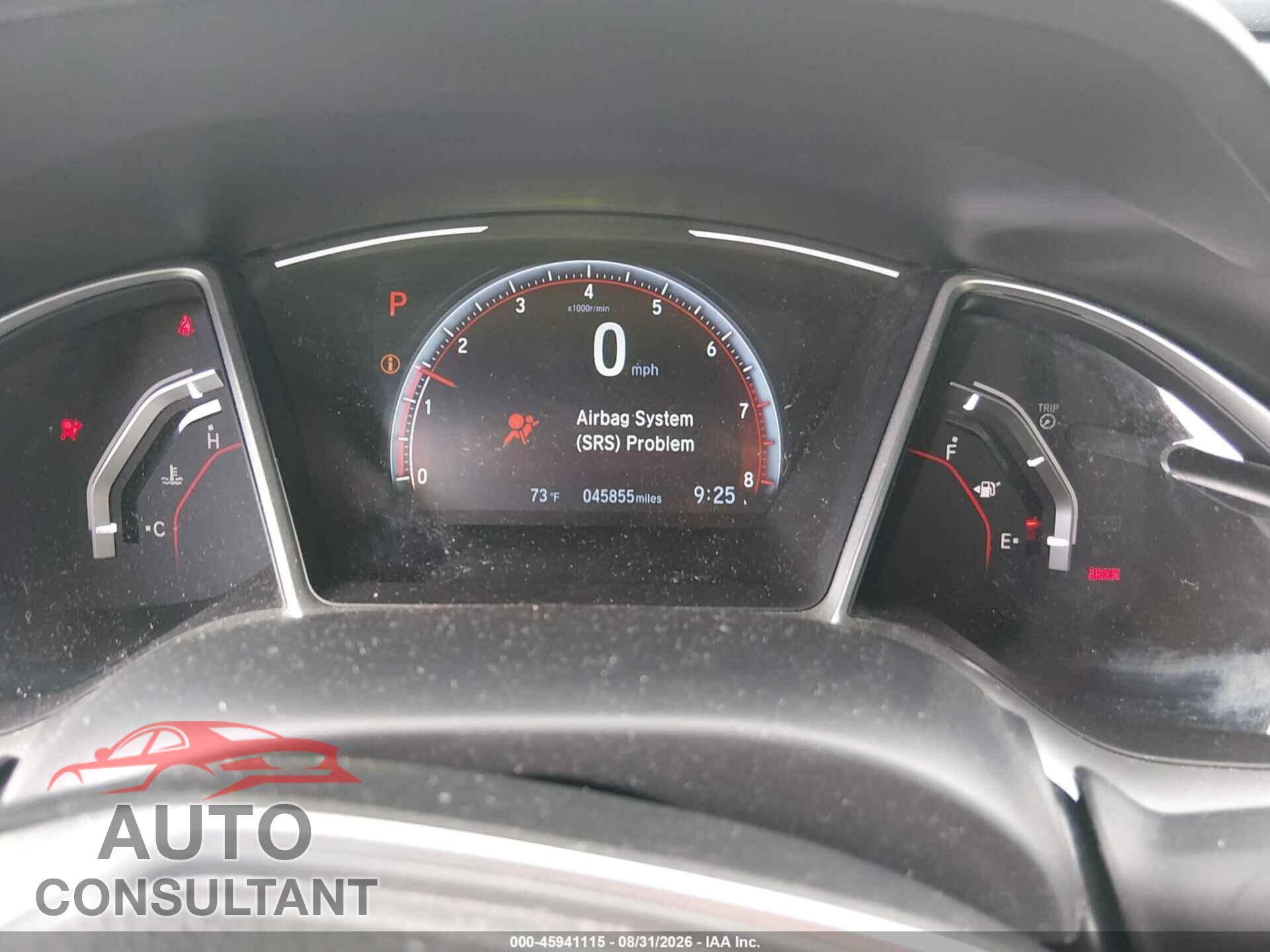 HONDA CIVIC 2019 - 2HGFC4B85KH302704