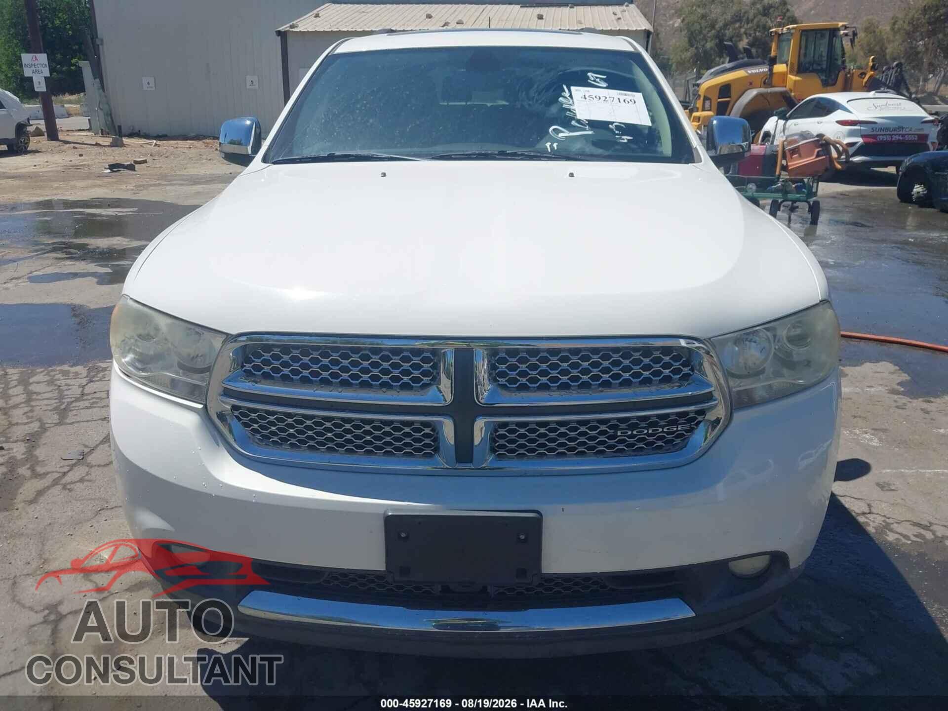DODGE DURANGO 2011 - 1D4SD5GT4BC708511