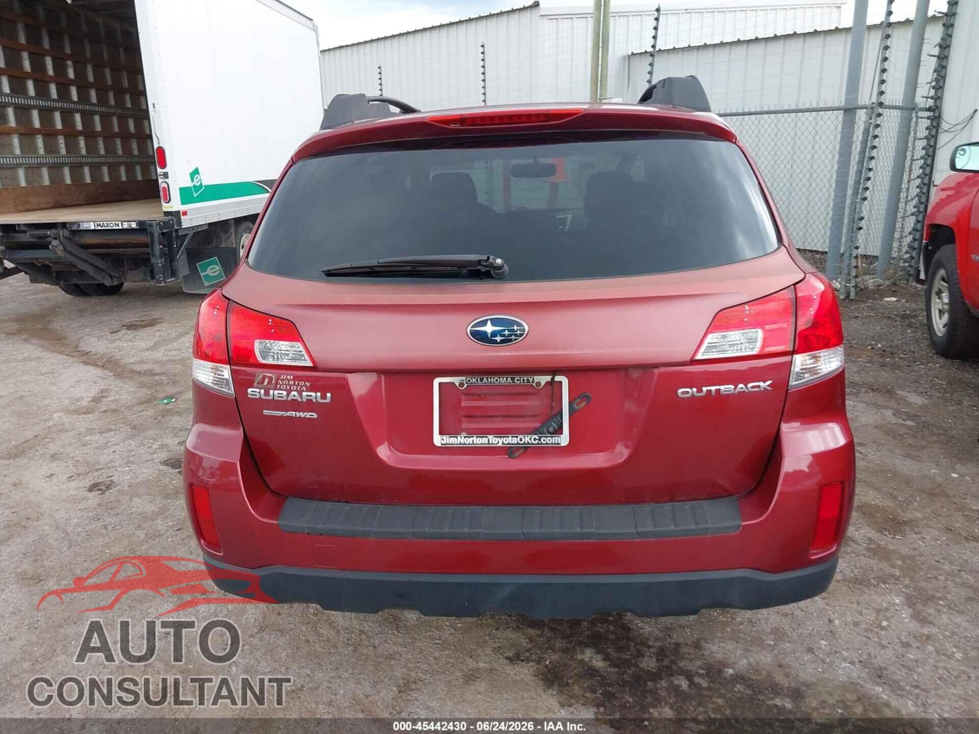 SUBARU OUTBACK 2013 - 4S4BRCCCXD3230859