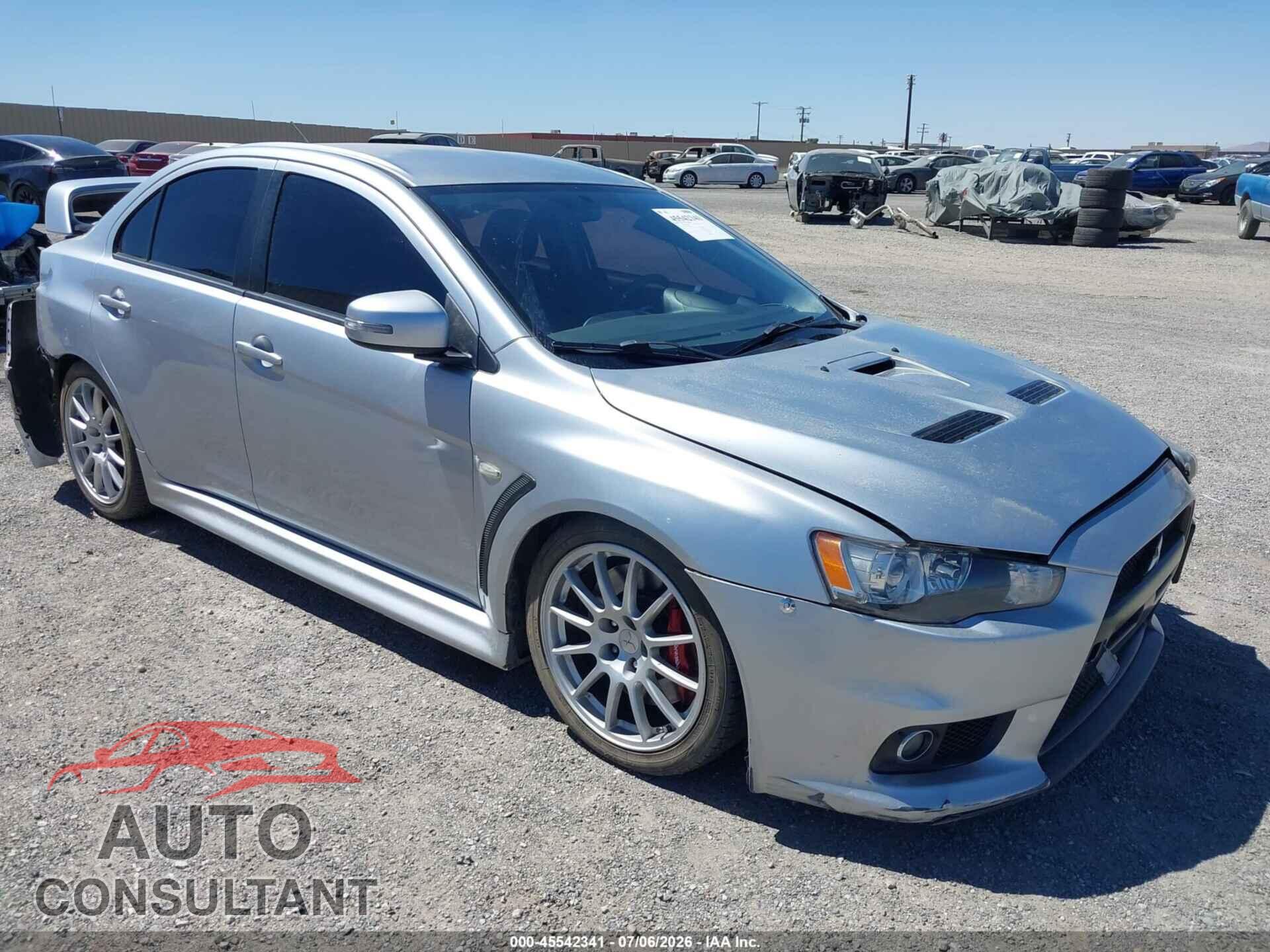 MITSUBISHI LANCER EVOLUTION 2015 - JA32W8FV8FU006606