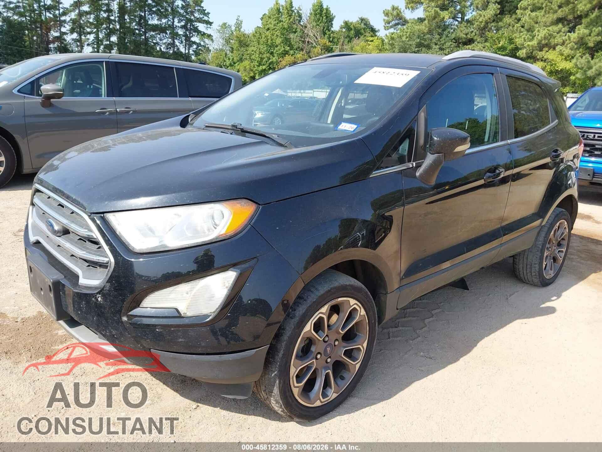 FORD ECOSPORT 2020 - MAJ6S3KL9LC364651