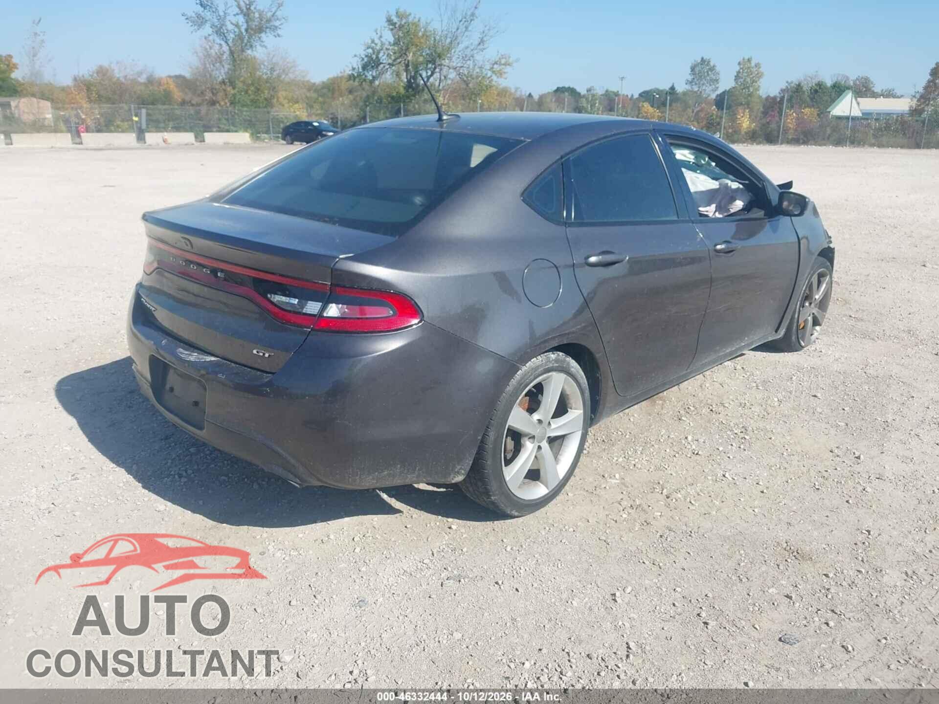 DODGE DART 2015 - 1C3CDFEB2FD111900