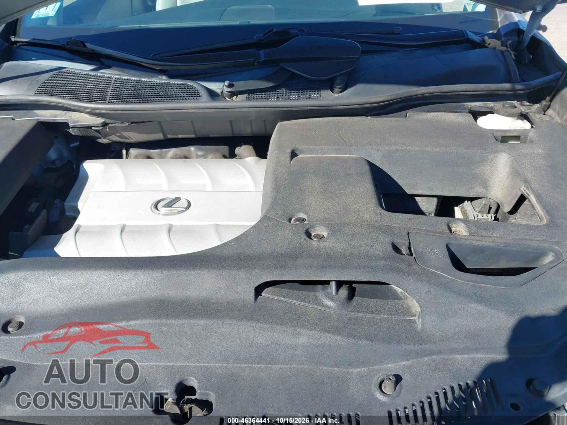LEXUS RX 350 2012 - 2T2BK1BA2CC123741