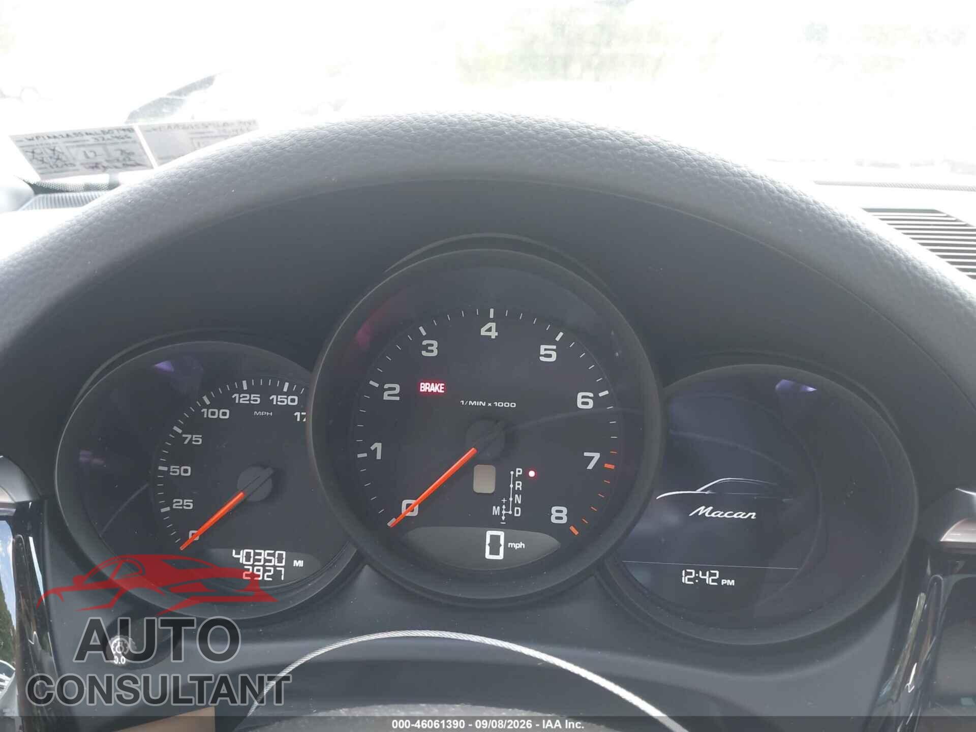 PORSCHE MACAN 2021 - WP1AA2A55MLB07443