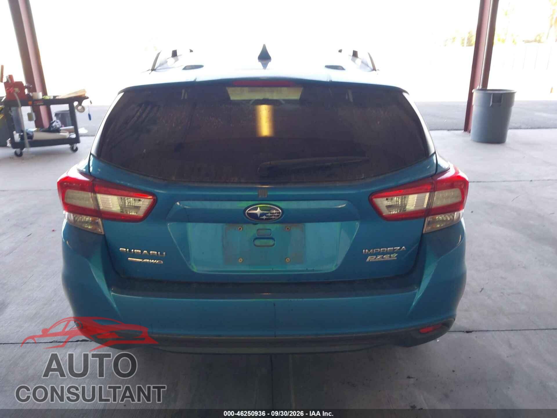 SUBARU IMPREZA 2017 - 4S3GTAB62H3715899