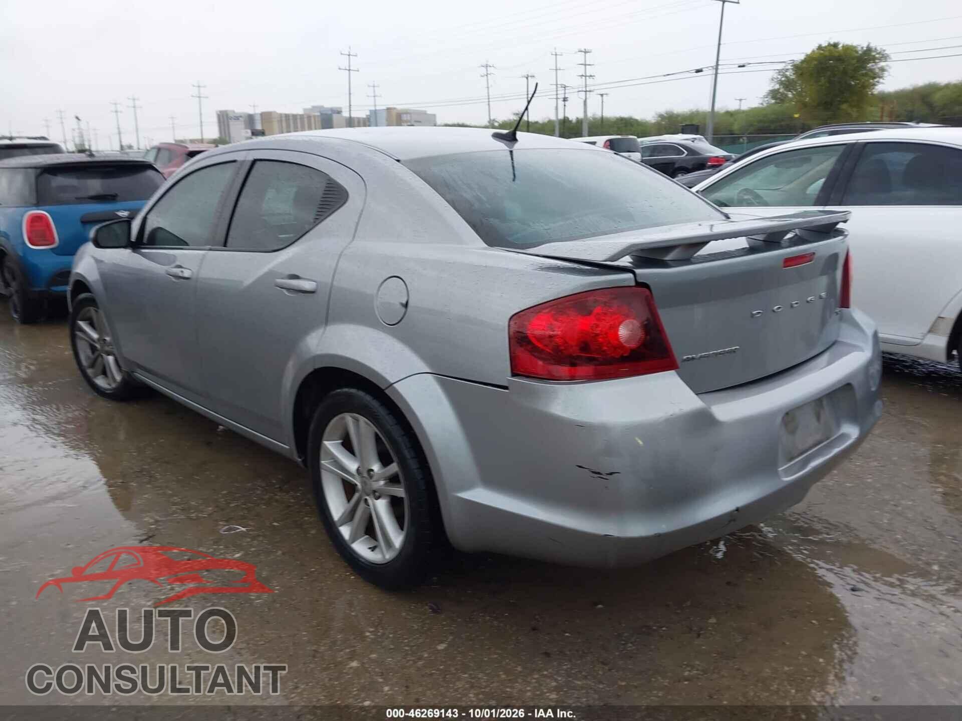DODGE AVENGER 2013 - 1C3CDZCB1DN632411