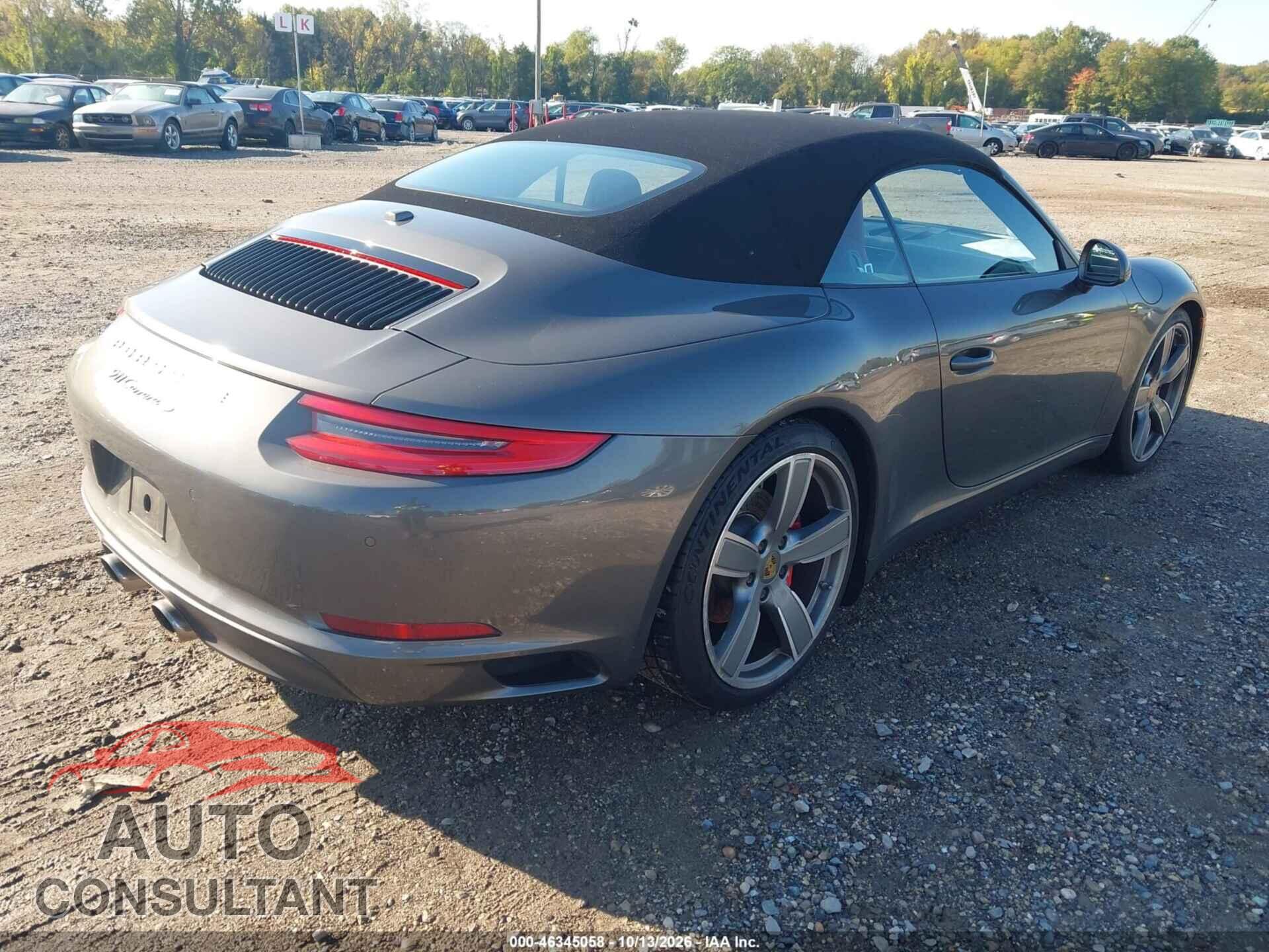PORSCHE 911 2018 - WP0CB2A9XJS147674