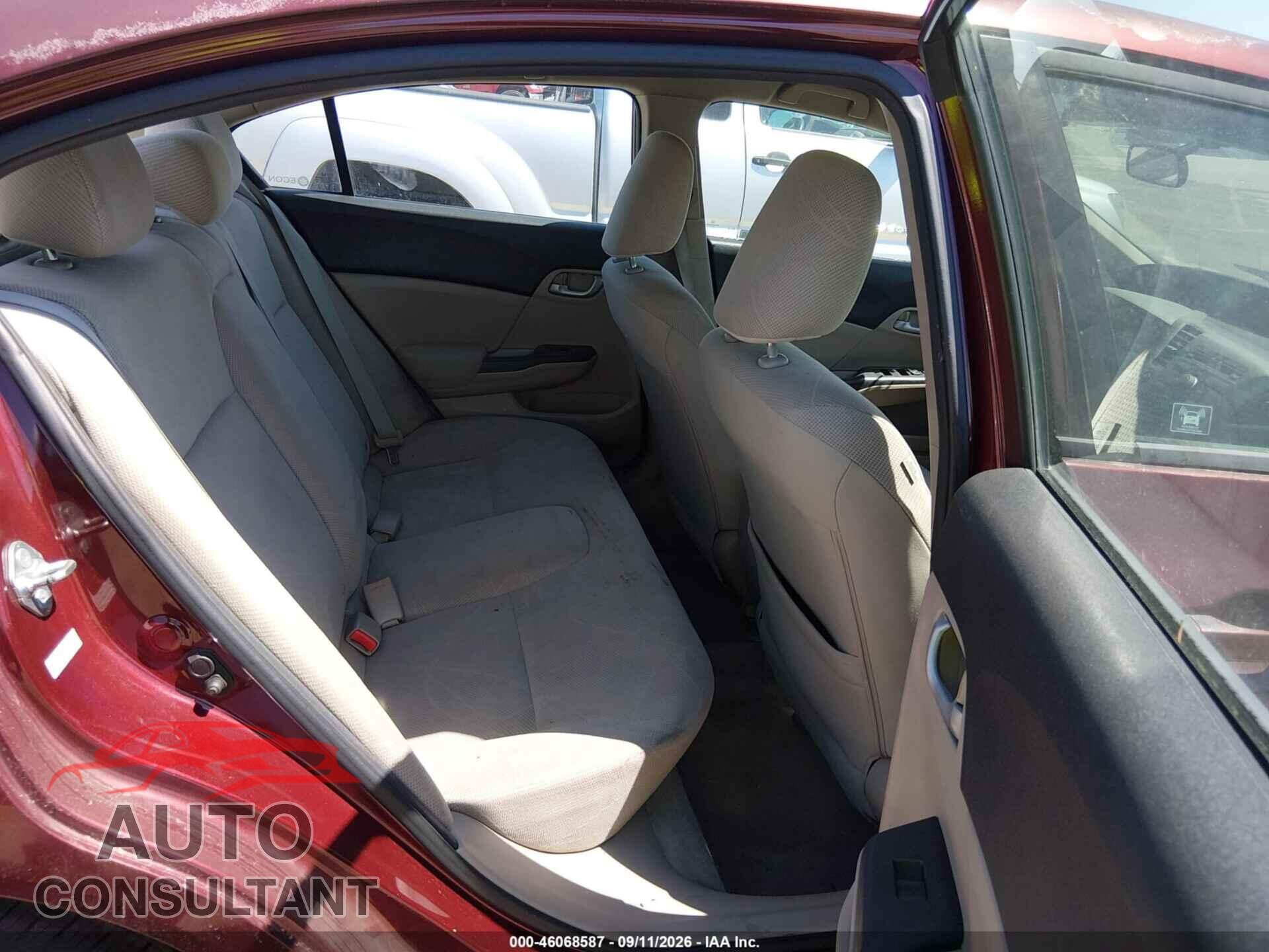 HONDA CIVIC 2012 - 2HGFB2F58CH543343