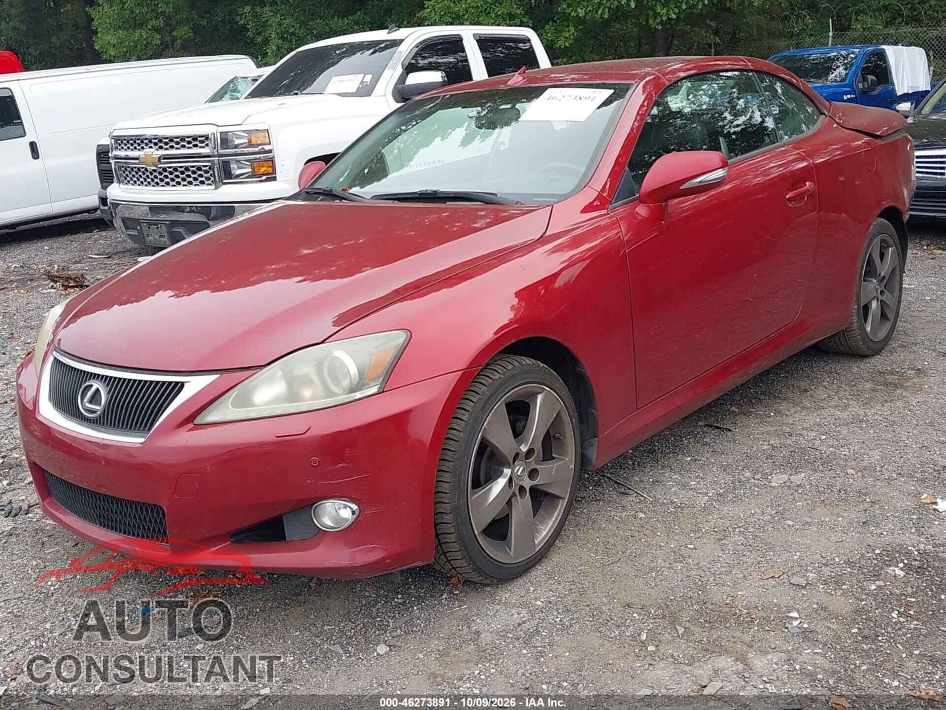 LEXUS IS 250C 2011 - JTHFF2C26B2521148
