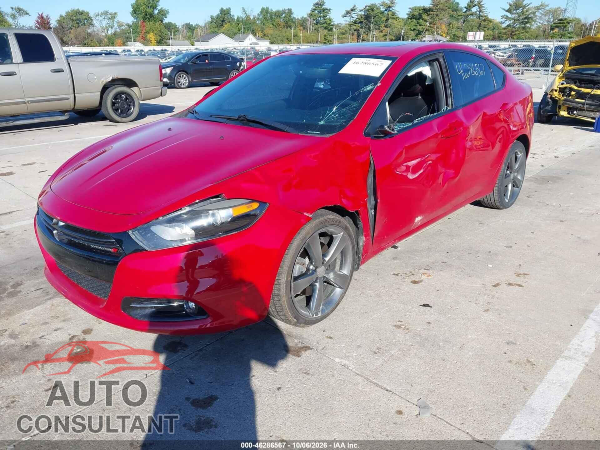 DODGE DART 2015 - 1C3CDFEB8FD187363