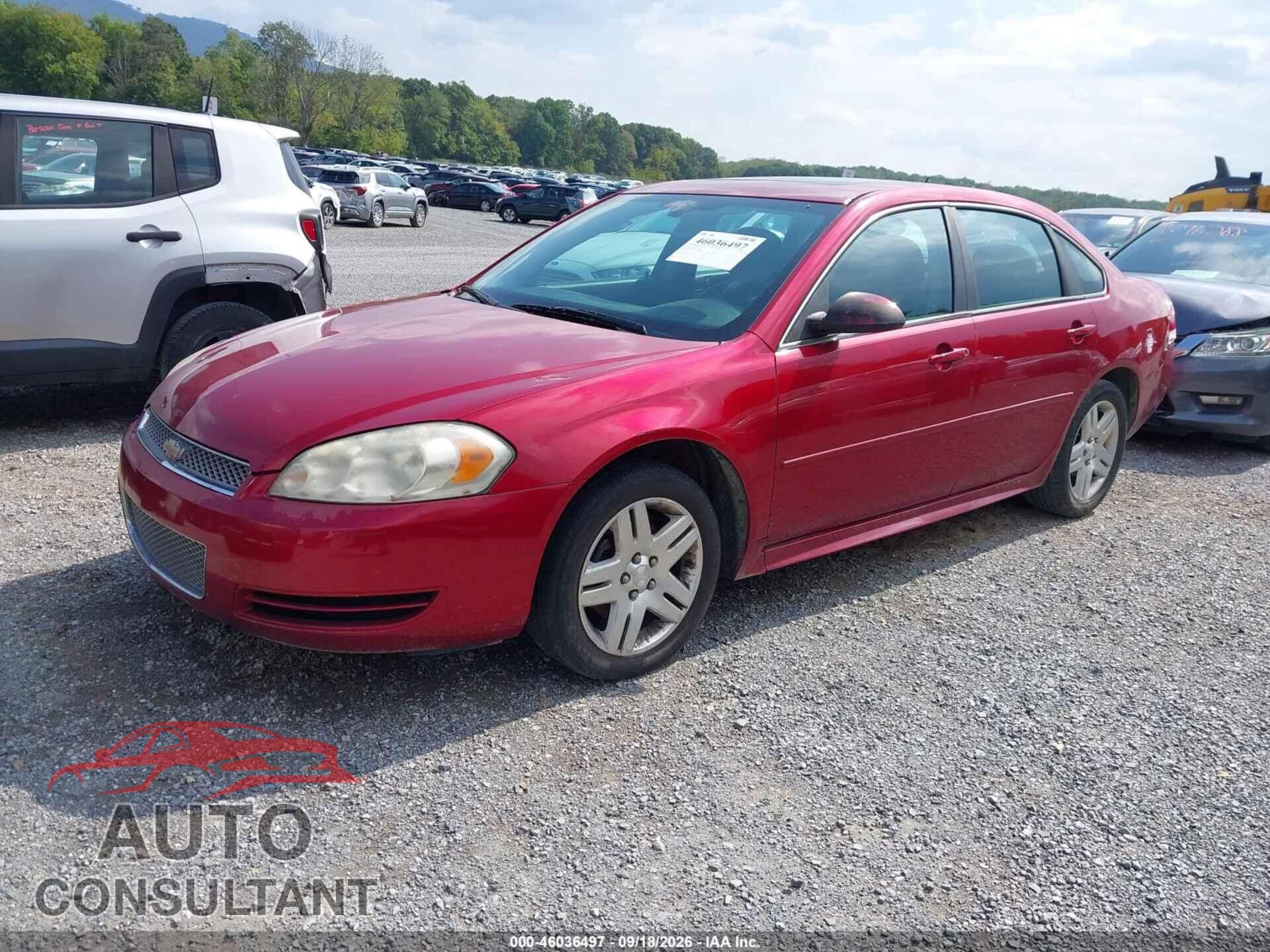 CHEVROLET IMPALA 2013 - 2G1WG5E36D1227962