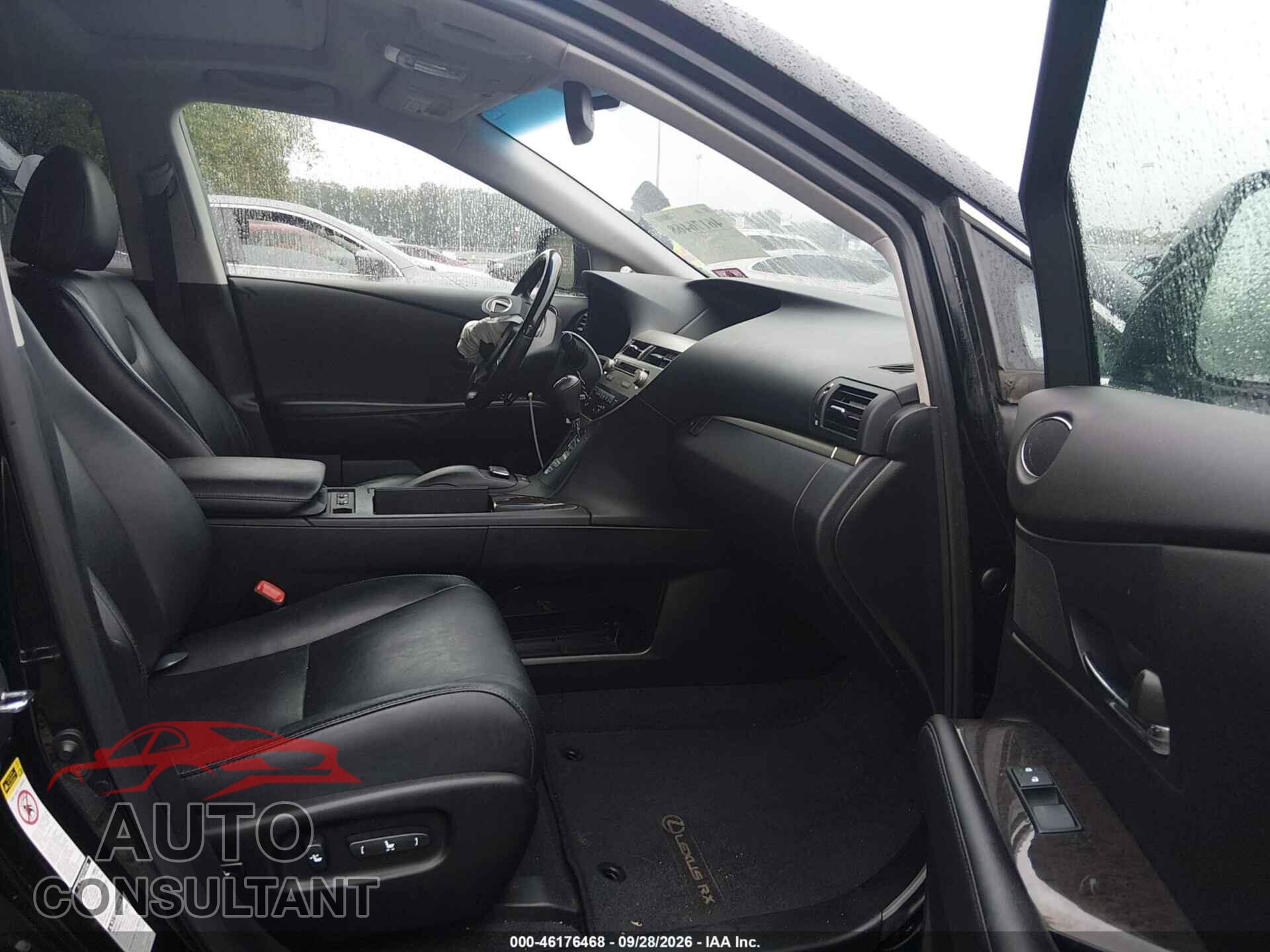 LEXUS RX 350 2013 - 2T2BK1BA9DC208190