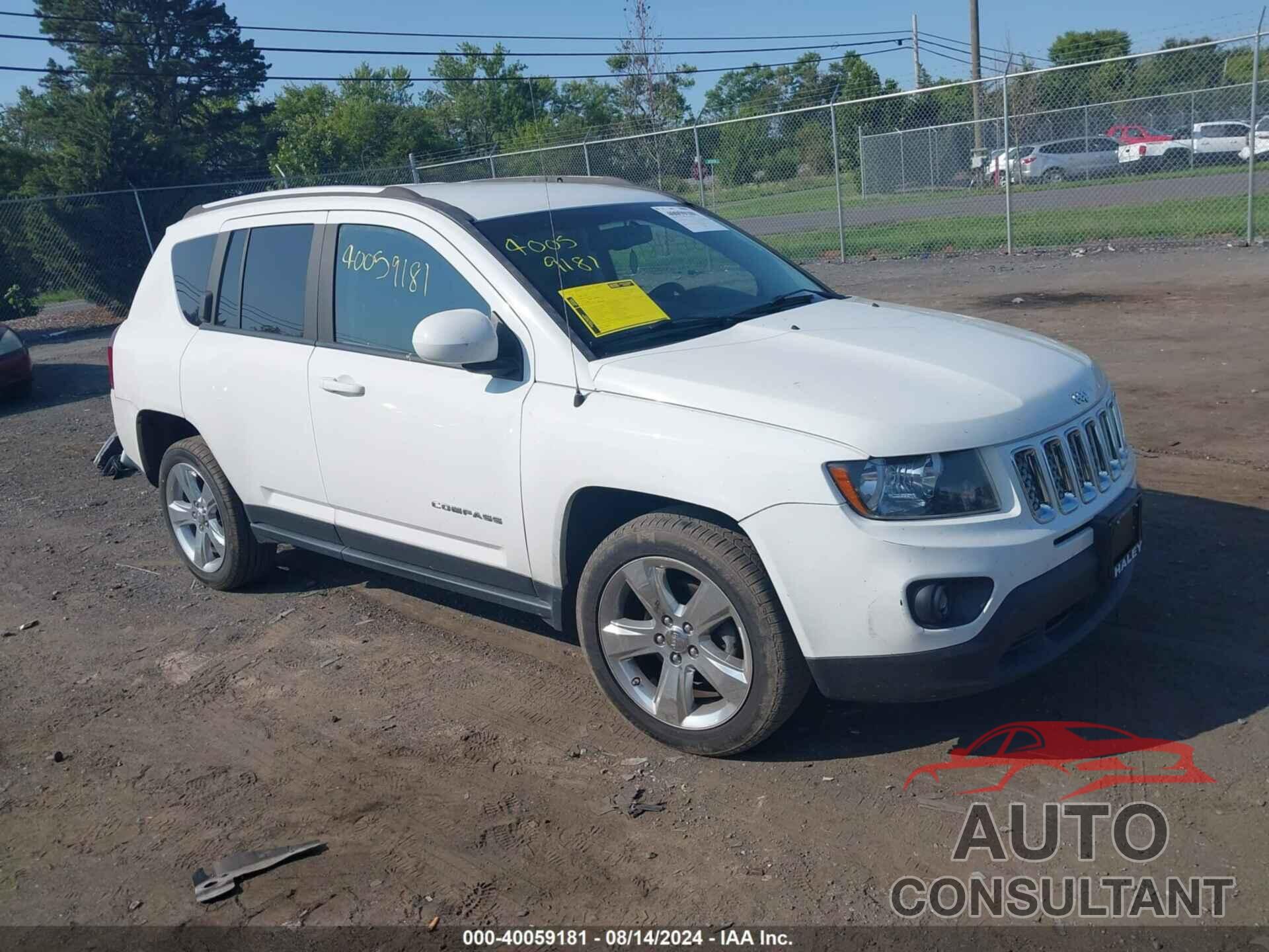 JEEP COMPASS 2017 - 1C4NJDEB7HD107961